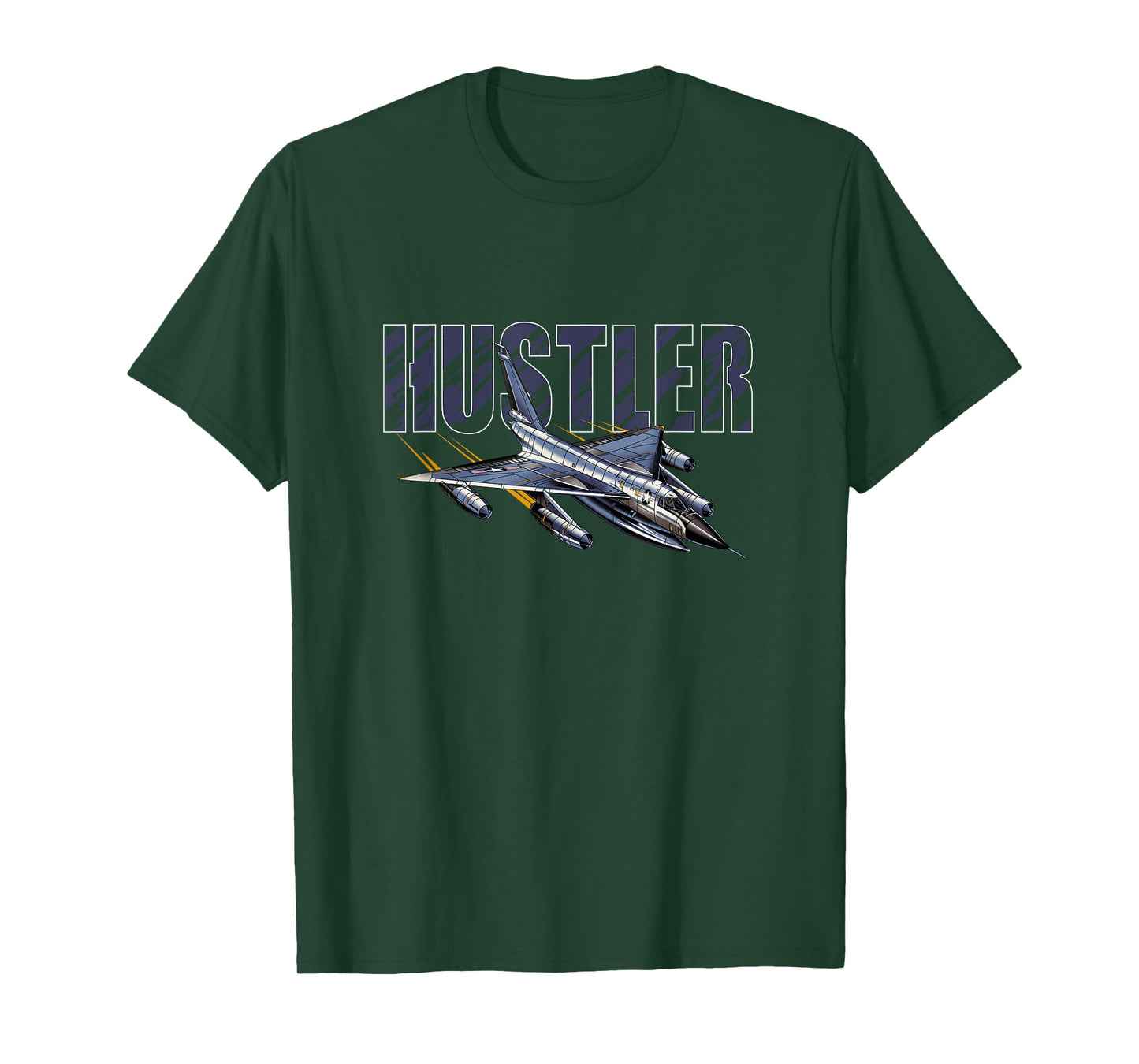 USA Military Warbird B58 Hustler Supersonic Airplane T-Shirt