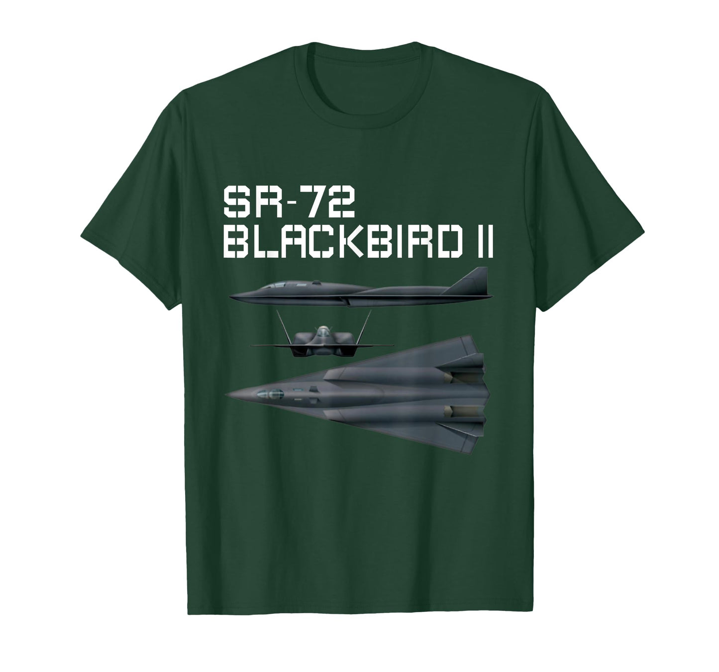 Fun American Military Aviation SR-72 Blackbird II In Action. T-Shirt