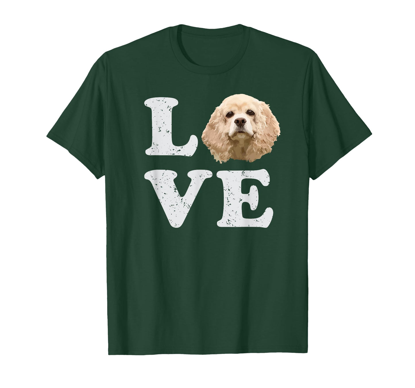 I Love My Cocker Spaniel T-Shirt | Puppy Dog Graphic Tee Men Women Girls Kids T-Shirt