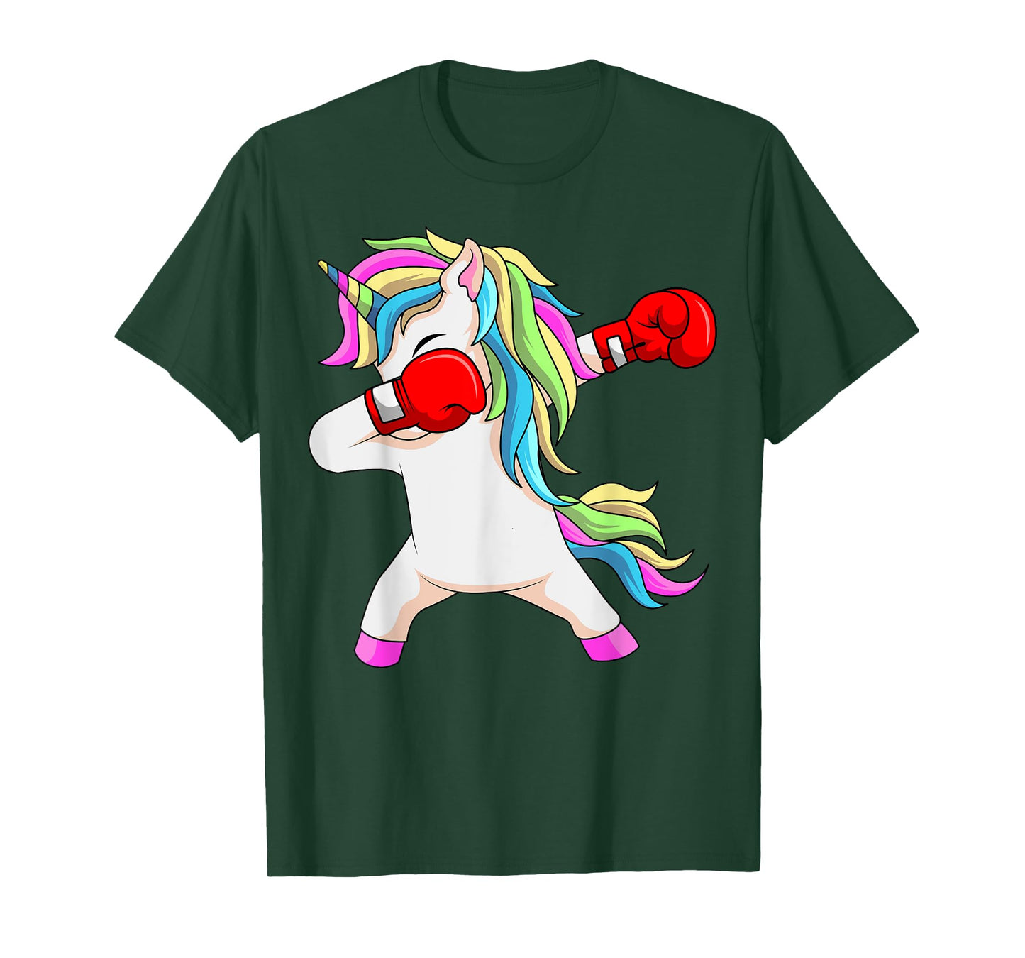 Boxing Unicorn Dabbing Boxer Coach Trainee Student T-Shirt