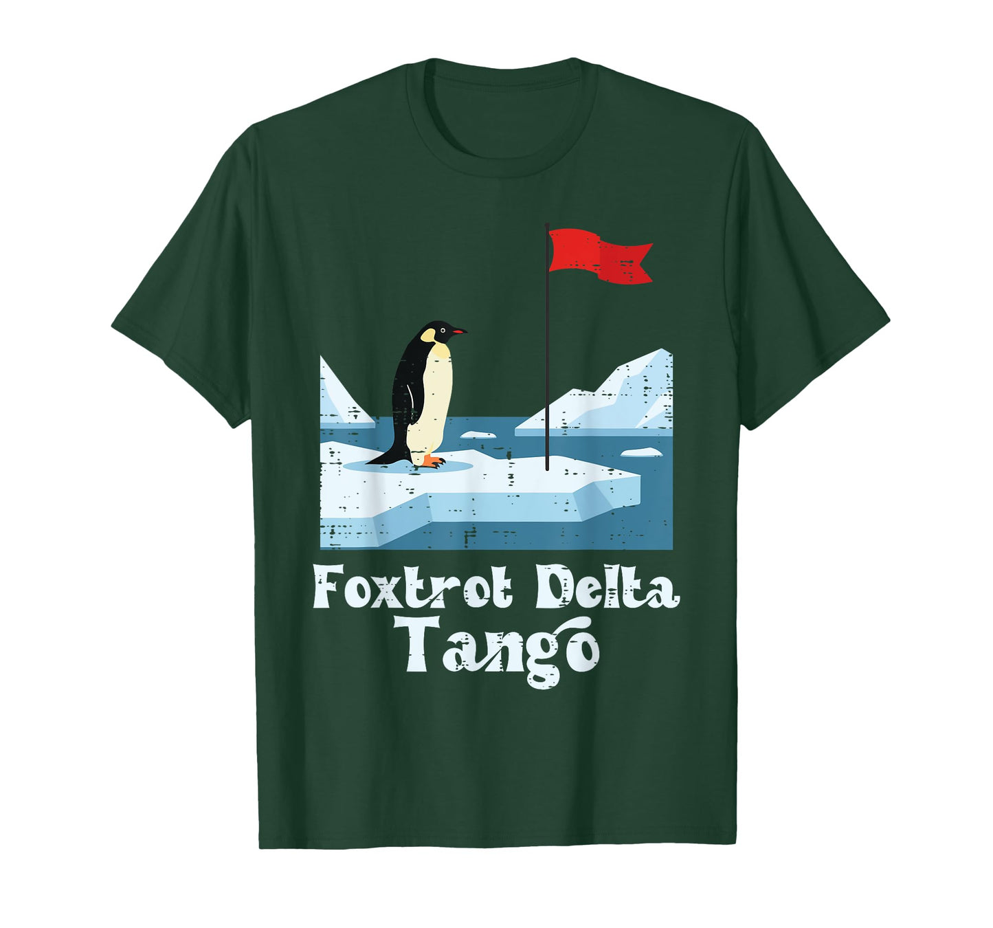 Foxtrot Delta Tango Penguin Funny Resist Protest Resistance T-Shirt