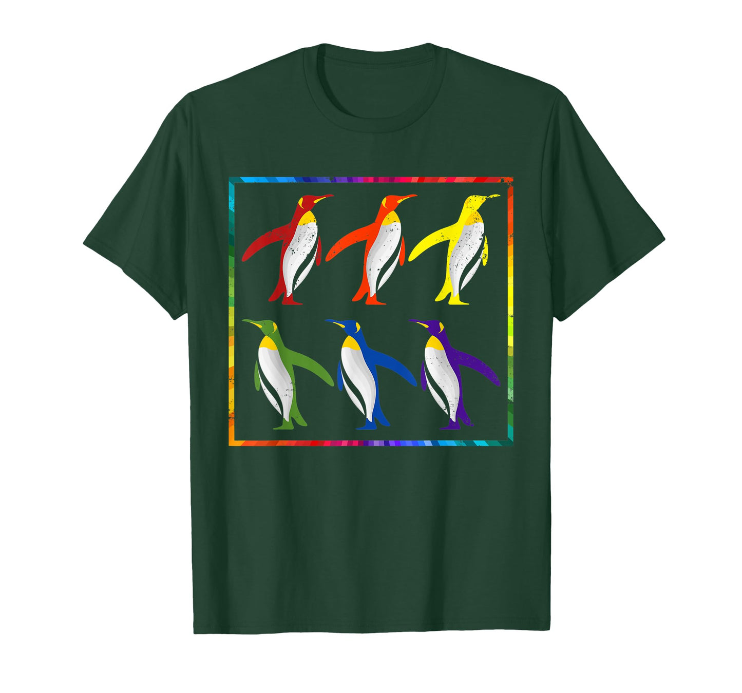 LGBT Flag Rainbow Penguin Gift Pride LGBT T-Shirt