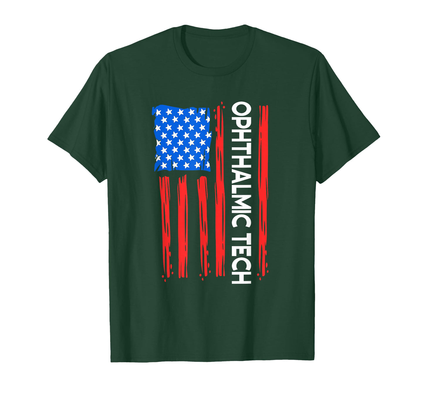 Patriotic Ophthalmic Technician Women Men T-Shirt
