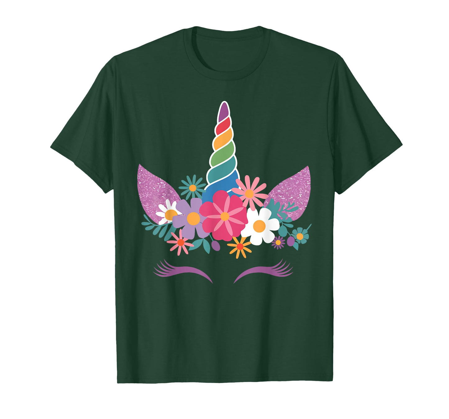 Cute Unicorn Face present for Unicorn Lovers and Dreamers T-Shirt