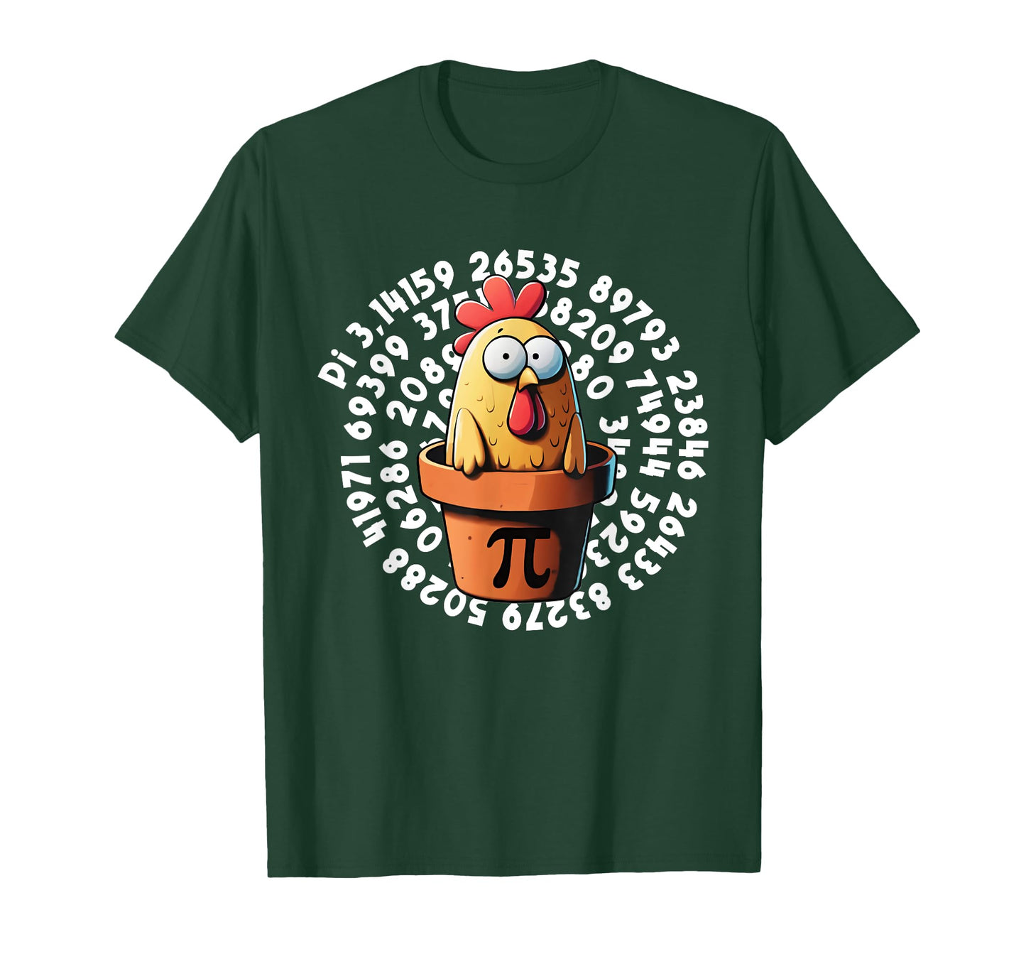 Chicken Pot Pi Shirt Funny Math Pun Pi Day 3.14 T-Shirt