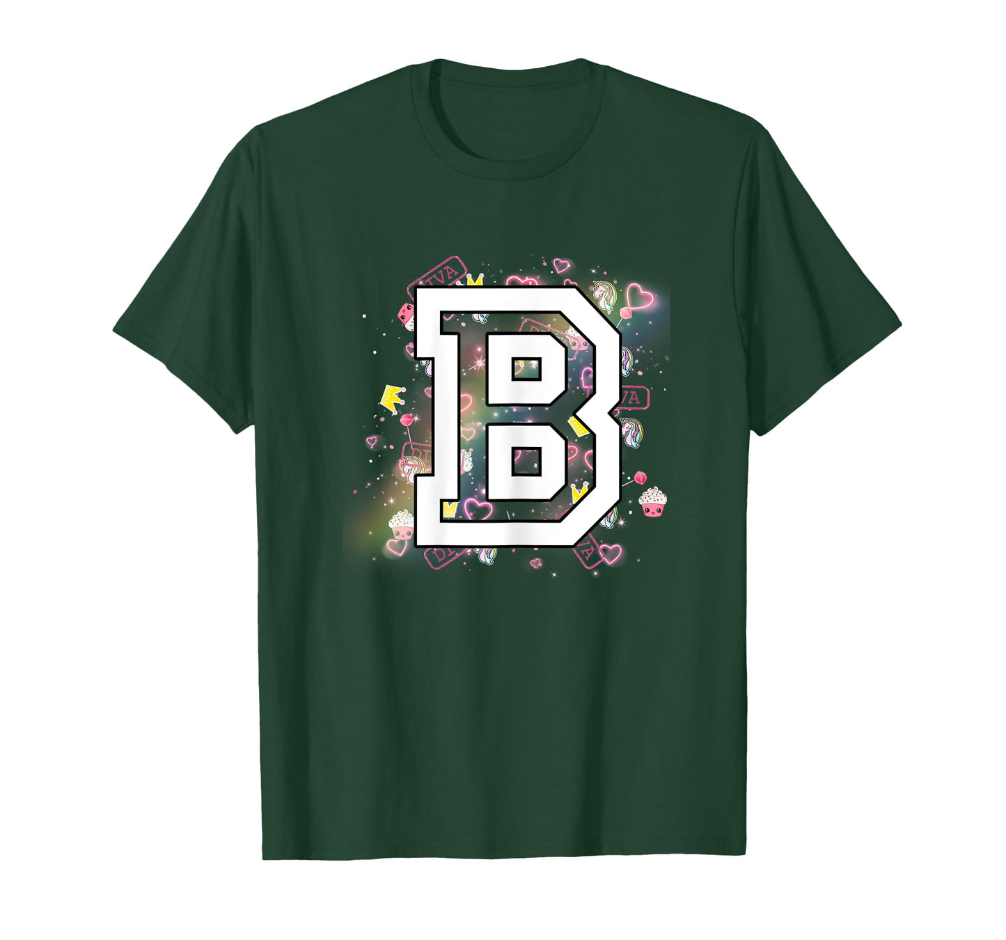 Kids Letter B Clothing For a Girl Who's Name Starts With B T-Shirt
