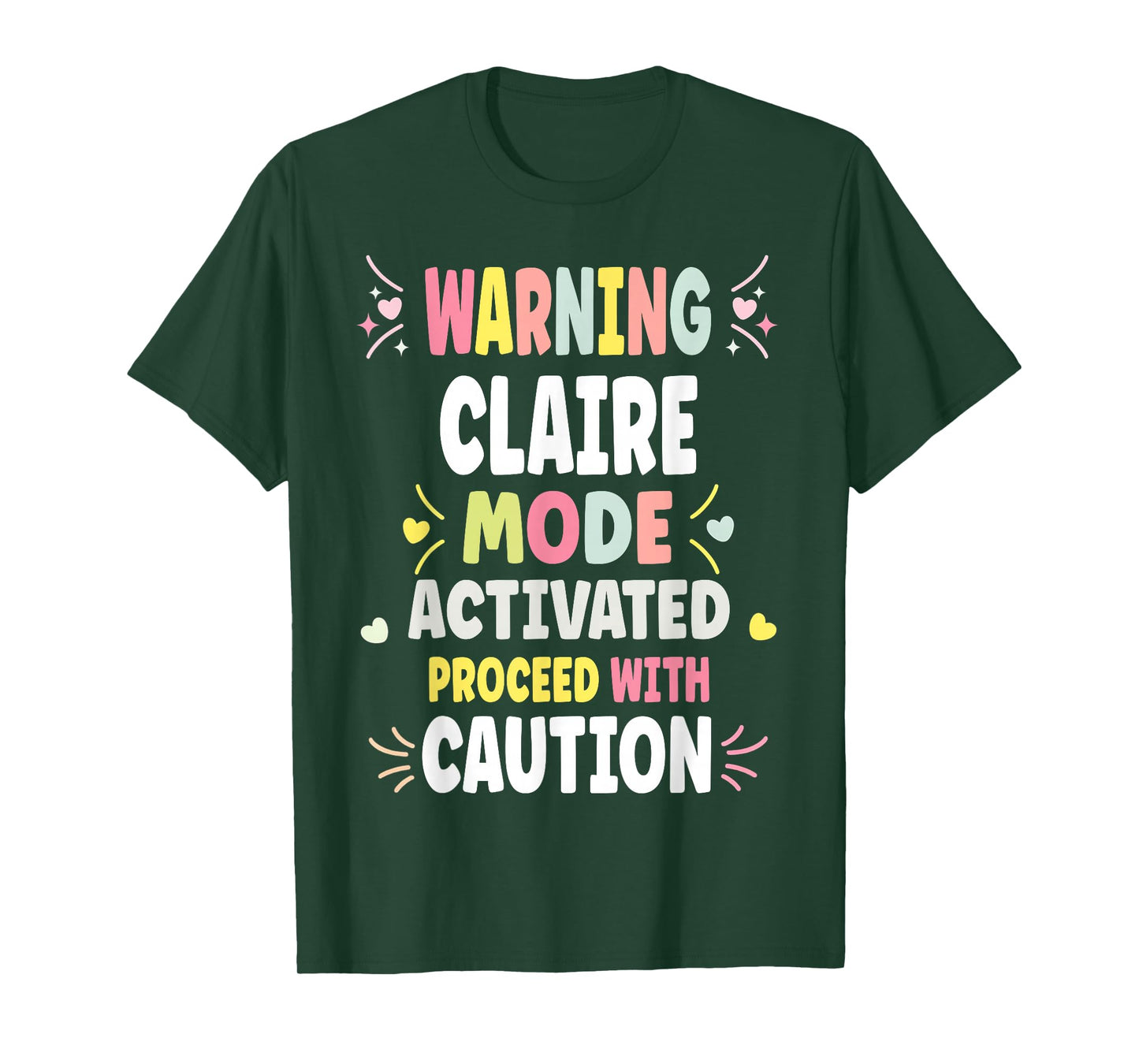 CLAIRE Personalized Women's Gift Custom CLAIRE T-Shirt