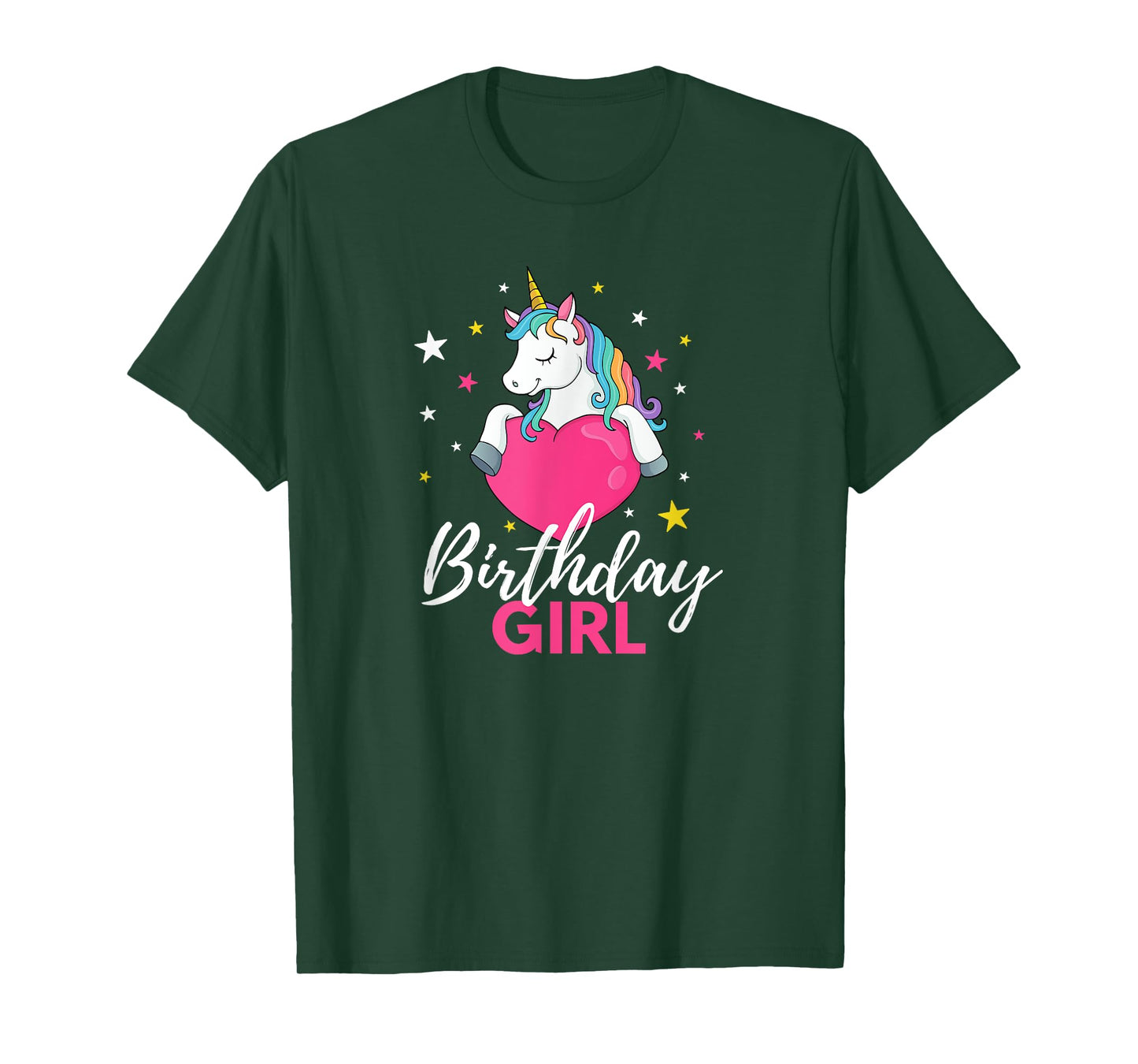 Birthday Girl Unicorn T-Shirt