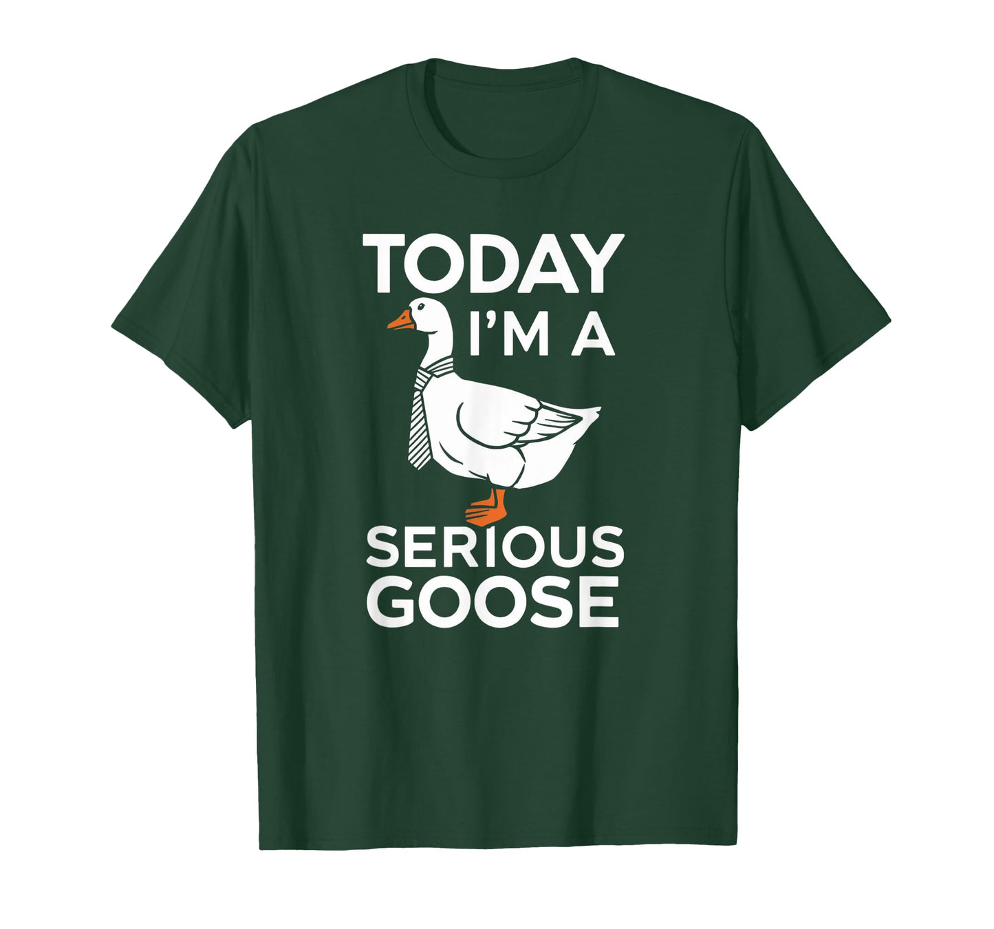 Today I'm a Serious Goose Silly Goose Funny Bird T-Shirt