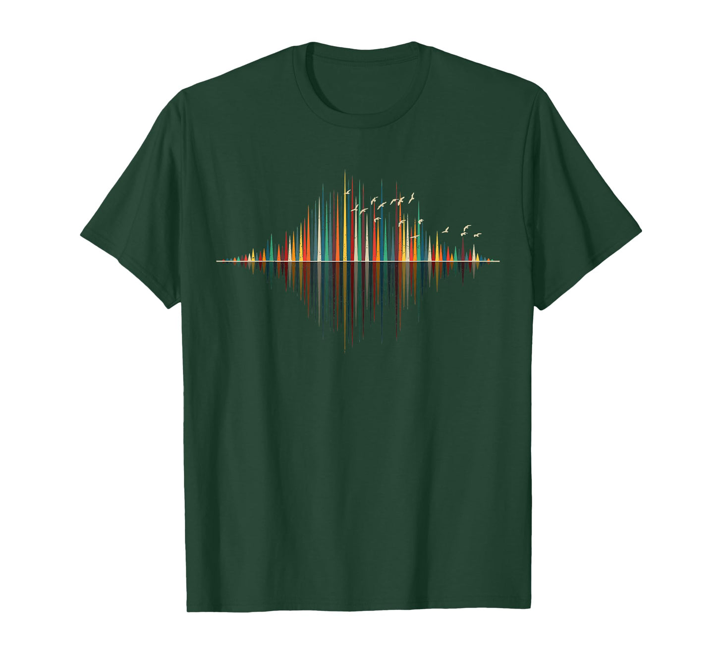 The Sounds Of Nature Retro Music Sound Wave T-Shirt