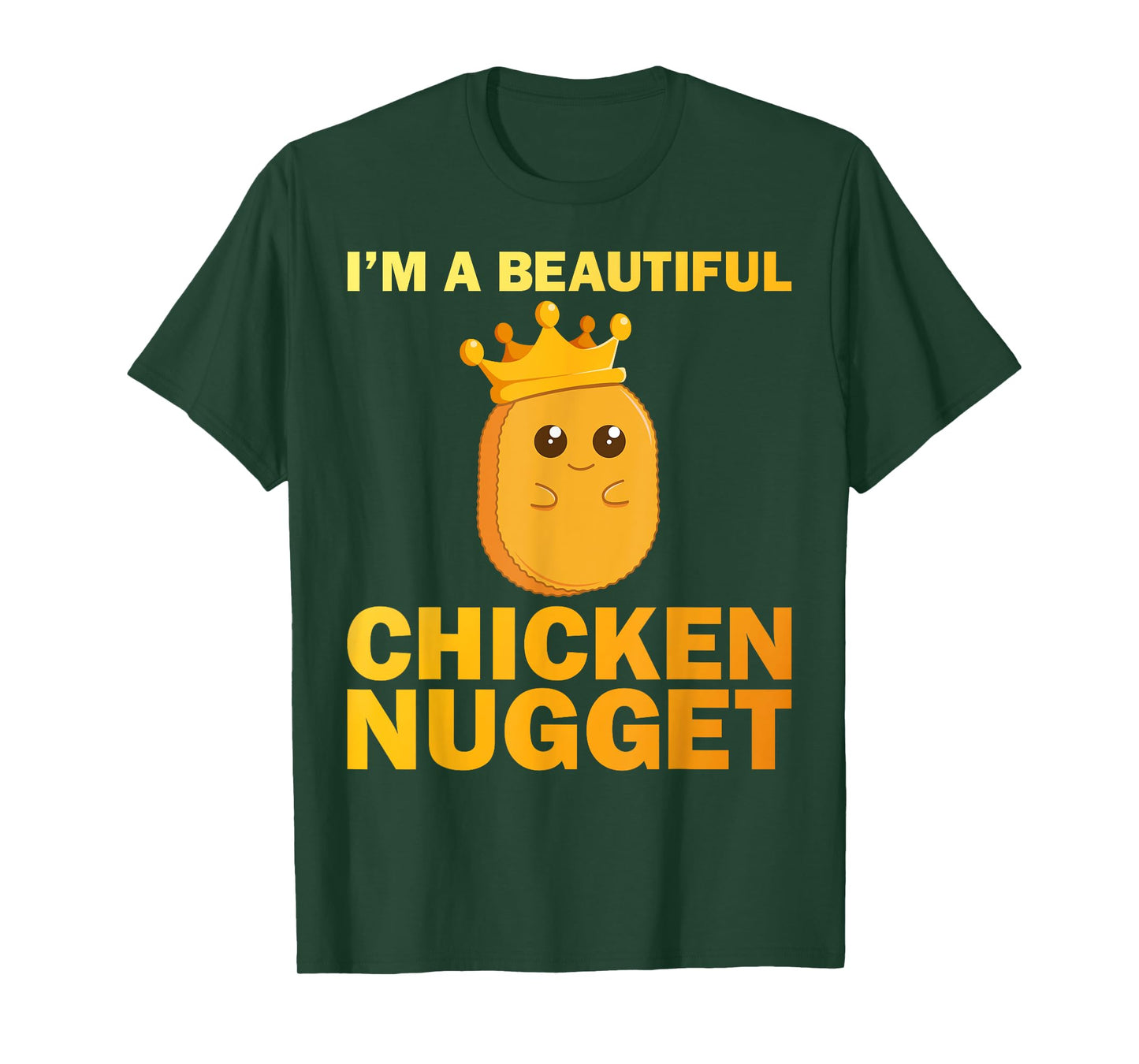 Cute Chicken Nugget Art For Women Girls Chicken Nugget Lover T-Shirt