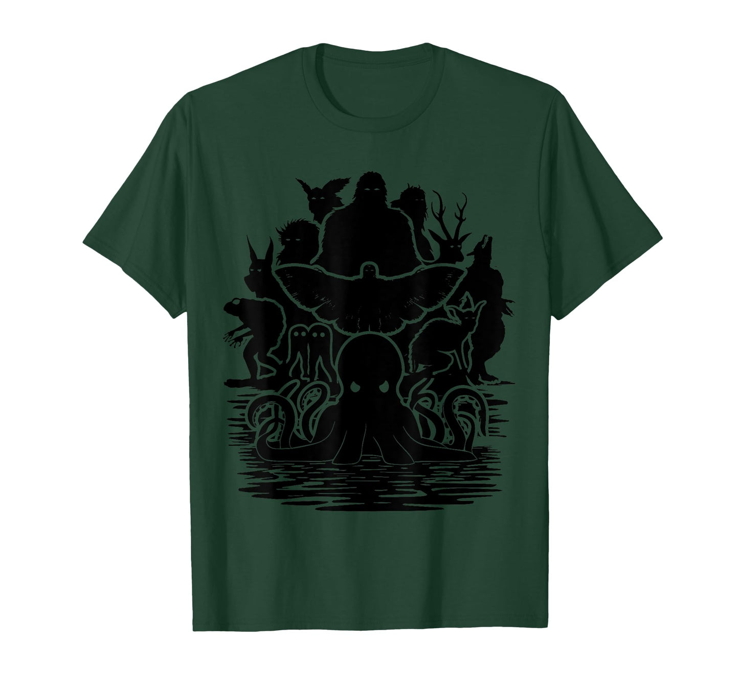 Bigfoot Mothman Dogman Other Monsters! Funny Cryptid T-Shirt