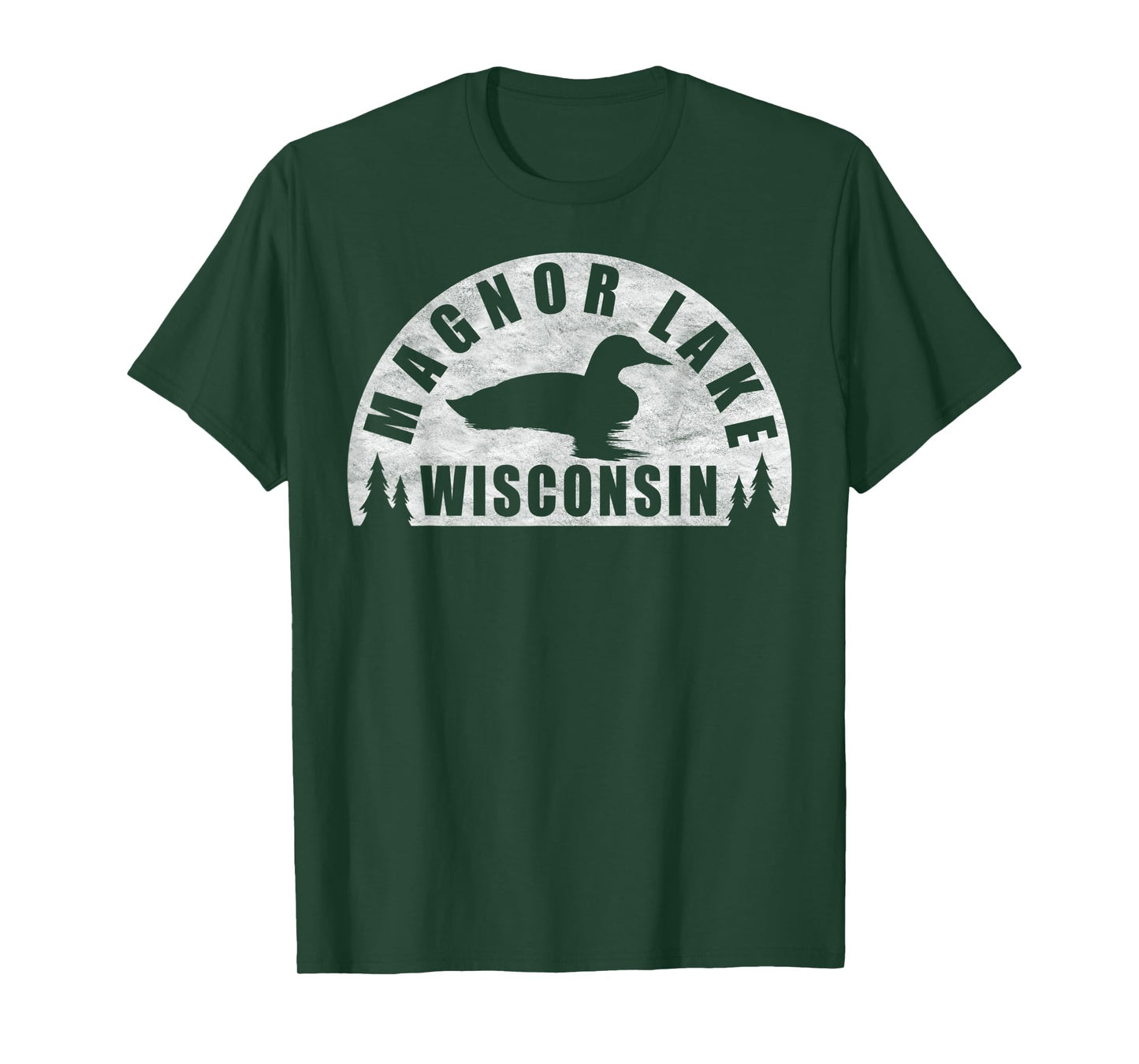 Magnor Lake Northern Wisconsin Loon T-Shirt
