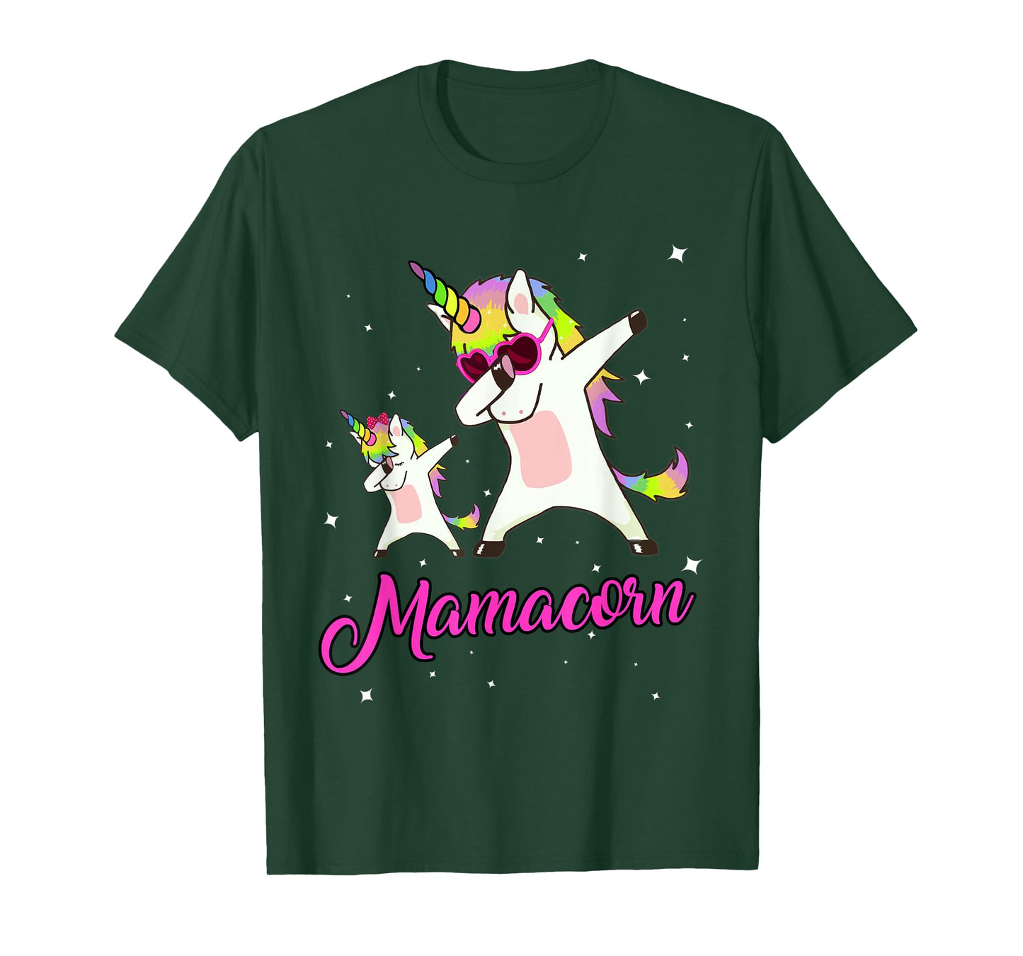 Mamacorn Unicorn Mom Mother's Day Mommy of the Unicorn Girl T-Shirt