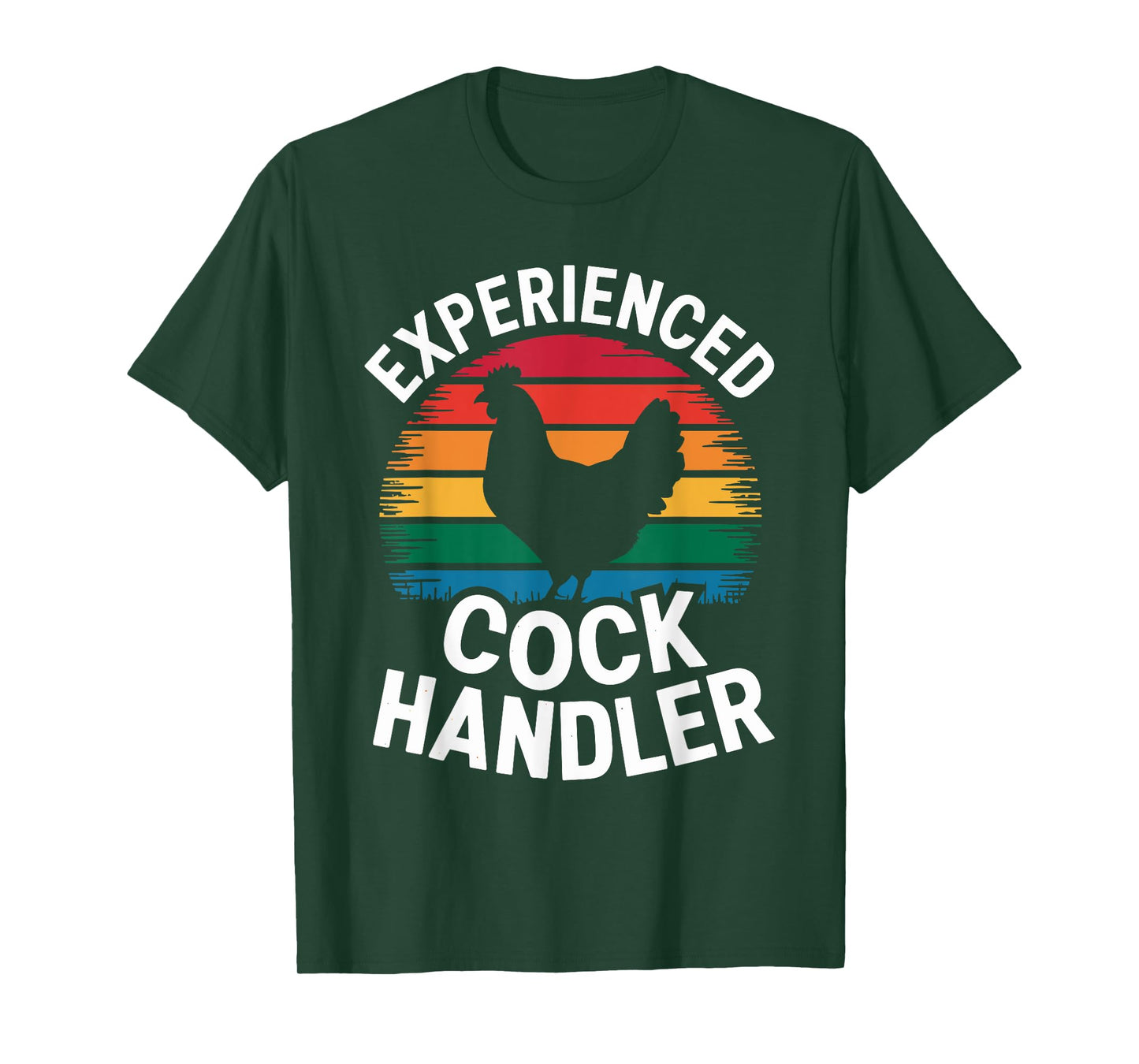 Experienced Cock Handler Funny Rooster Farm Humor Apparel T-Shirt