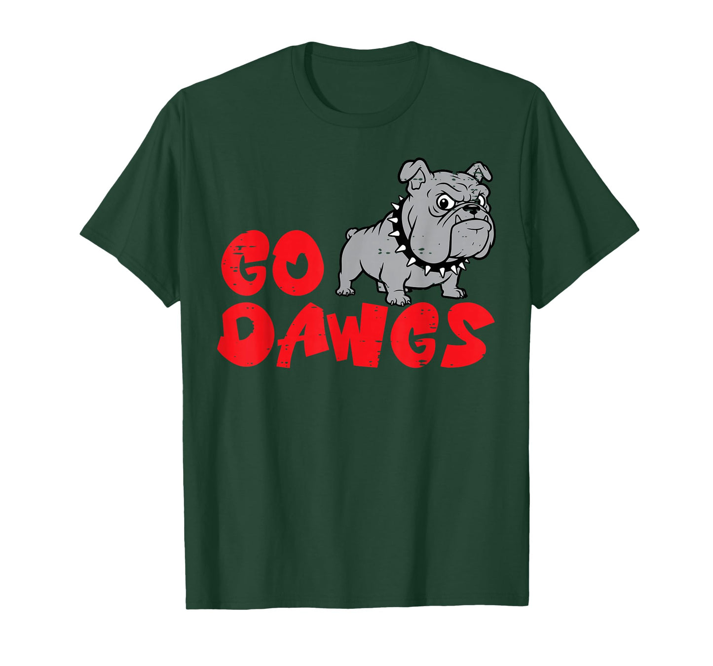 Go Dawgs Bulldog Men Kids Boys Girls Women Youth Teen T-Shirt