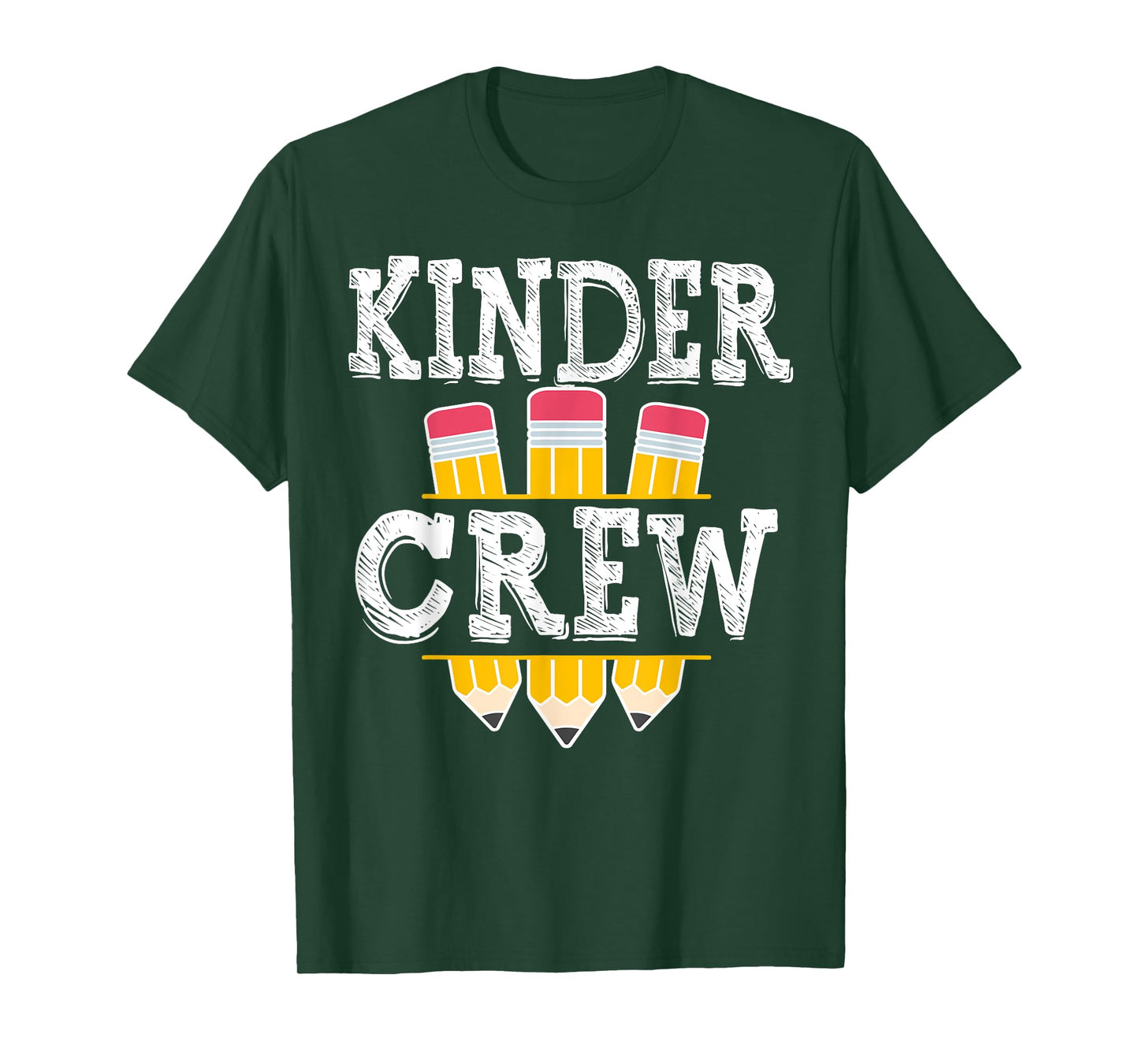 Kinder Crew Fun Kindergarten Squad Teacher 1st Day of School T-Shirt
