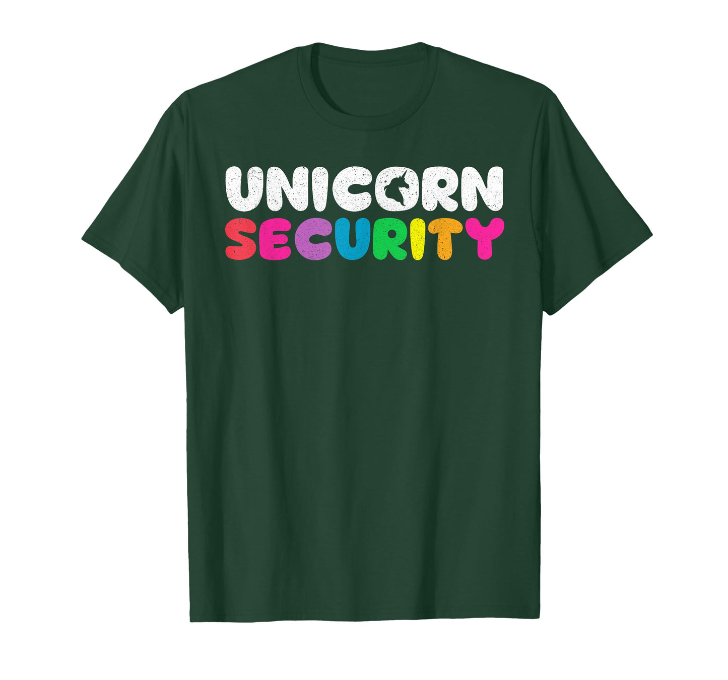 Cute Unicorn Security Halloween Costume T-Shirt