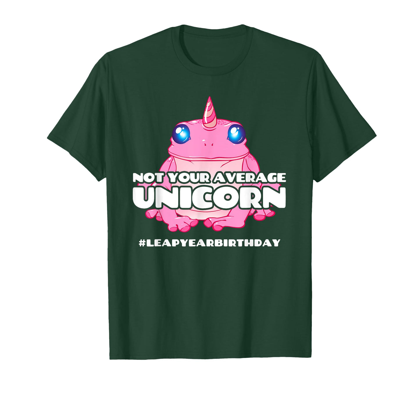 Leap Day Birthday - Unicorn Frog - 2020 Leap Year Birthday T-Shirt