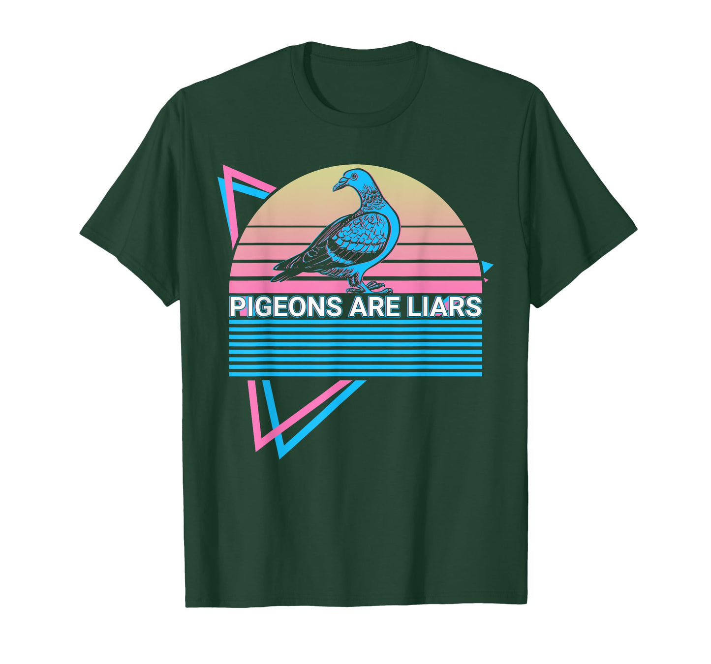 Pigeons Are Liars Pigeons Are Liars Retro T-Shirt