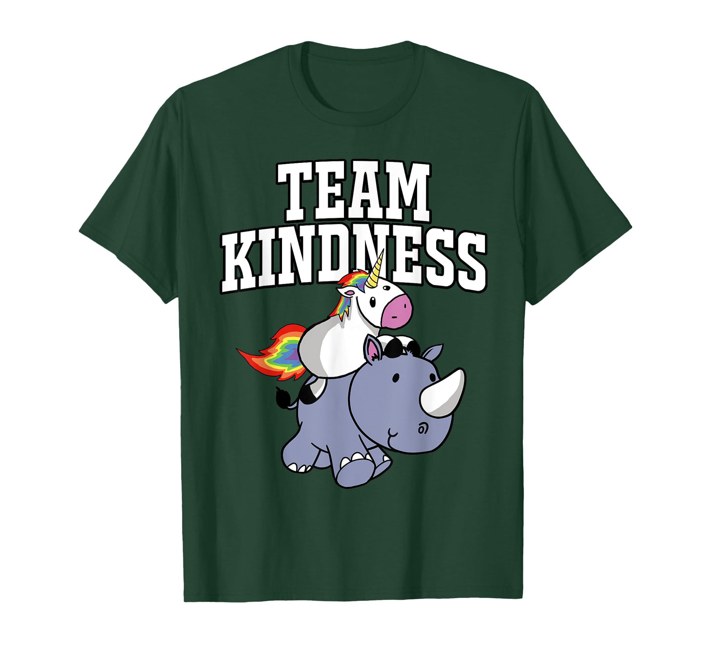 Choose Kind Shirt - Rhino Unicorn Team Kindness Shirt T-Shirt