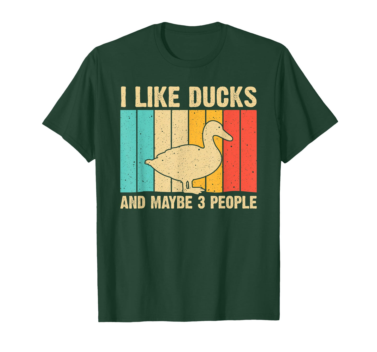Vintage Duck Design For Duck Lovers Men Women Mallard Drake T-Shirt