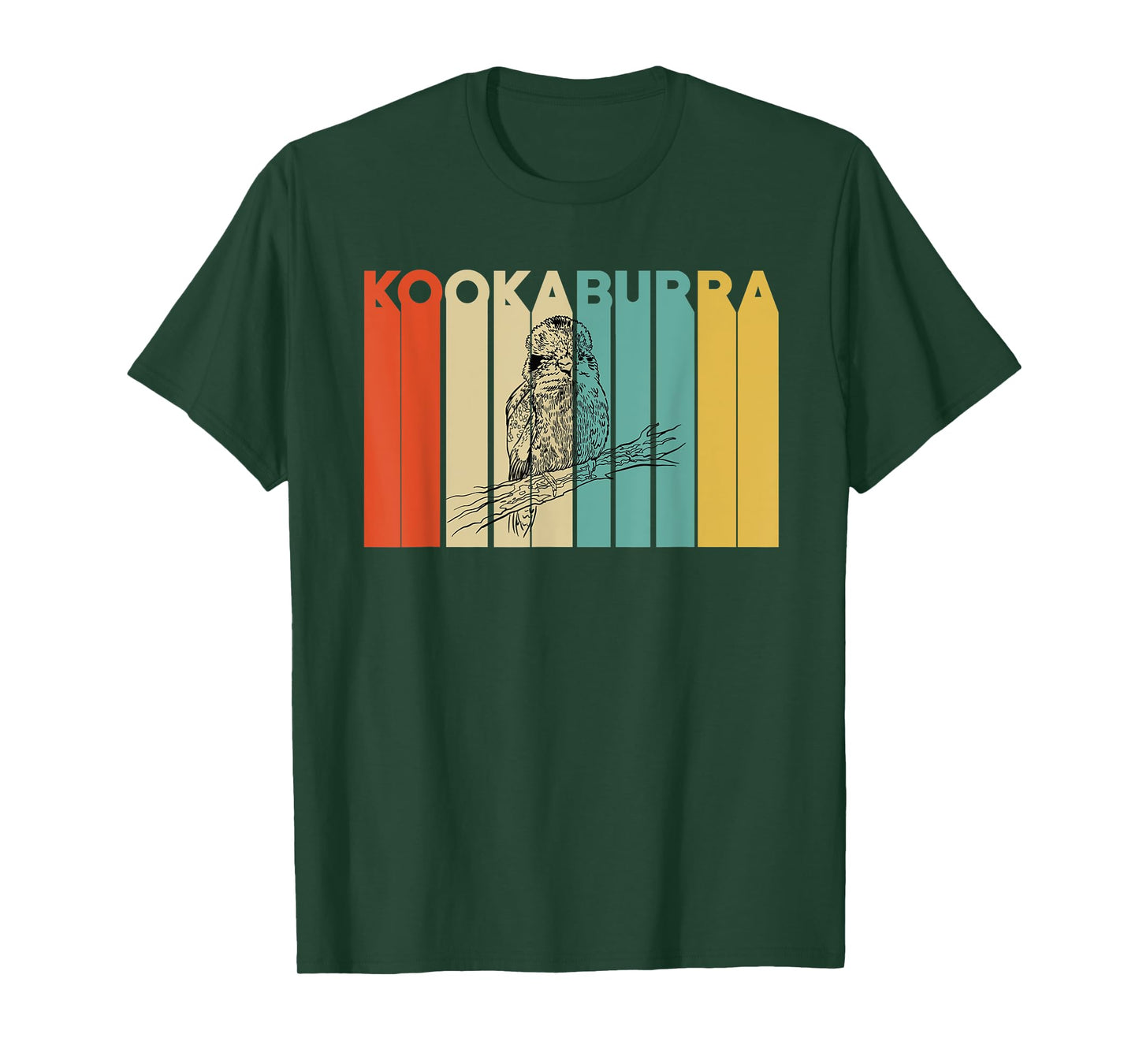 Retro Kookaburra Apparel Australia Birds Love Birding T-Shirt