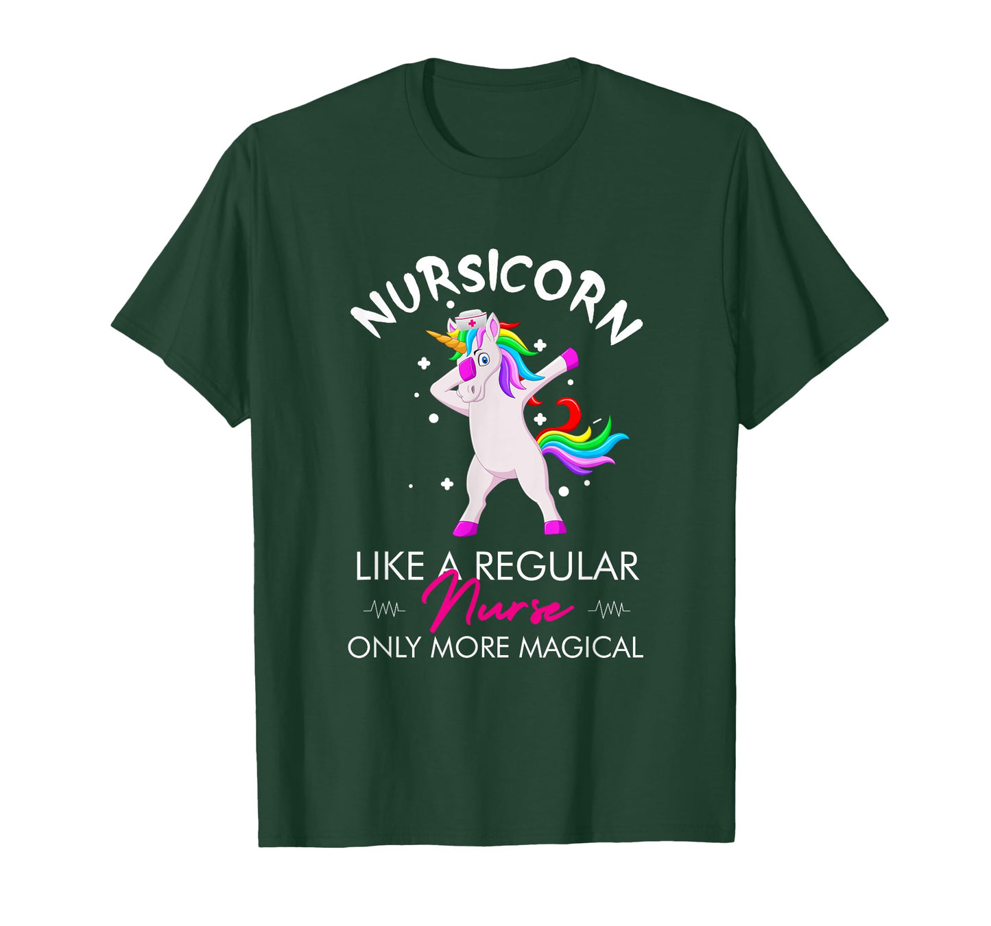 Accessories Essentials Items Supplies Gear & Gifts Nursicorn Regular More Magical Unicorn Nurse Funny Women's T-Shirt