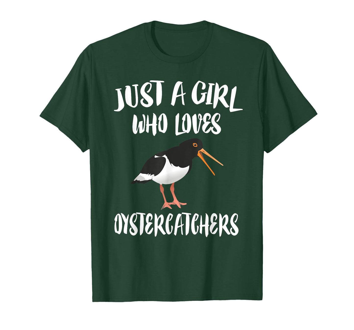 Just A Girl Who Loves Oystercatchers Bird Animal Gift T-Shirt