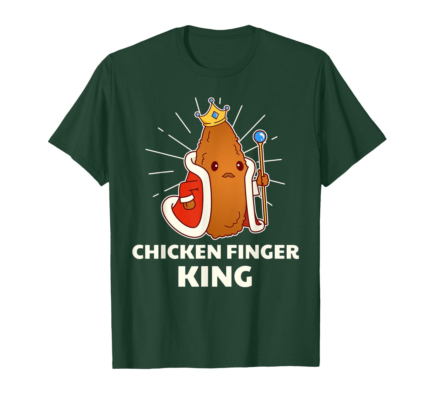 Chicken Finger King - Funny Fast Food T-Shirt