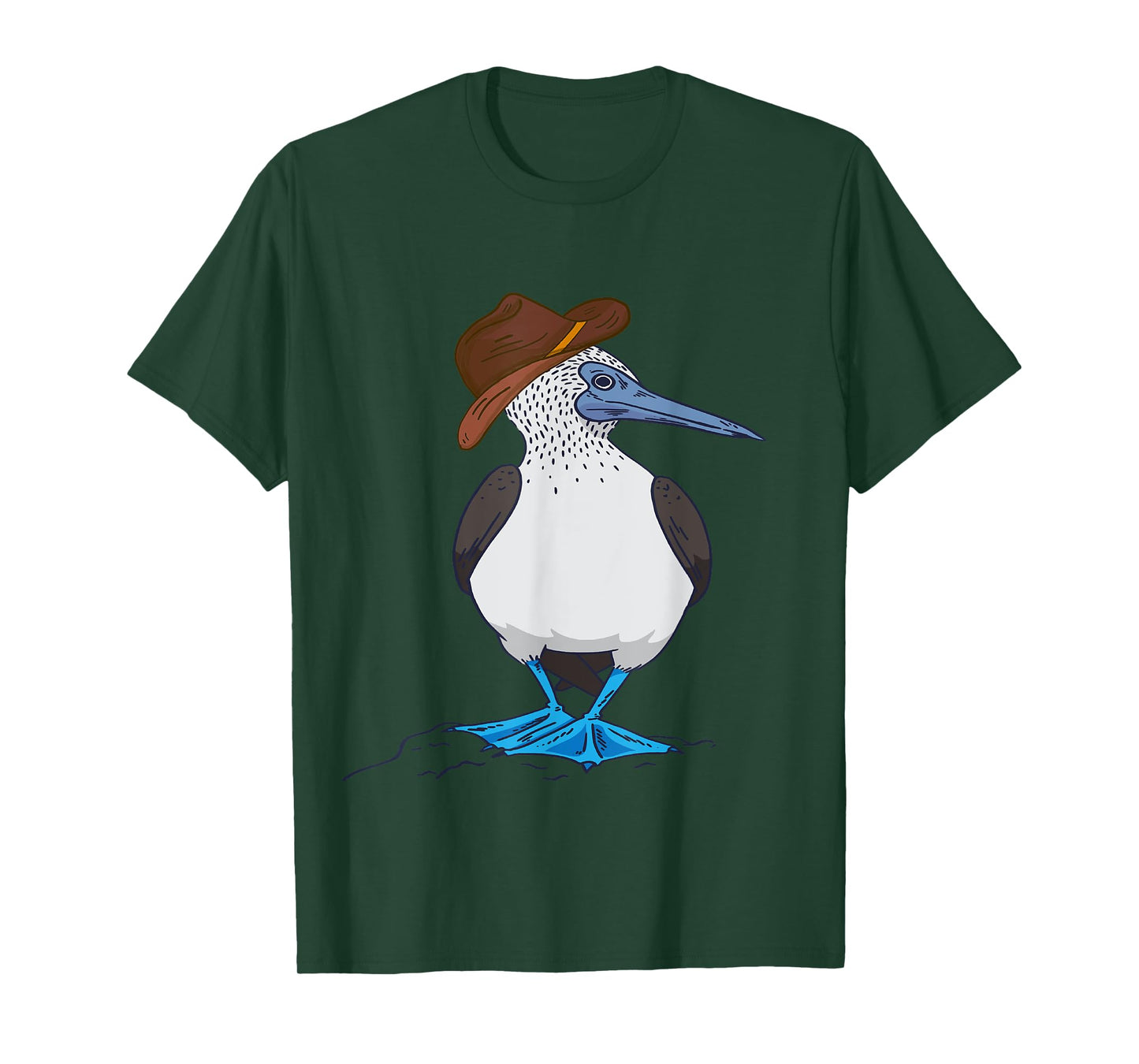 Western Blue Footed Booby Cowboy Blue Footed Booby Lover T-Shirt