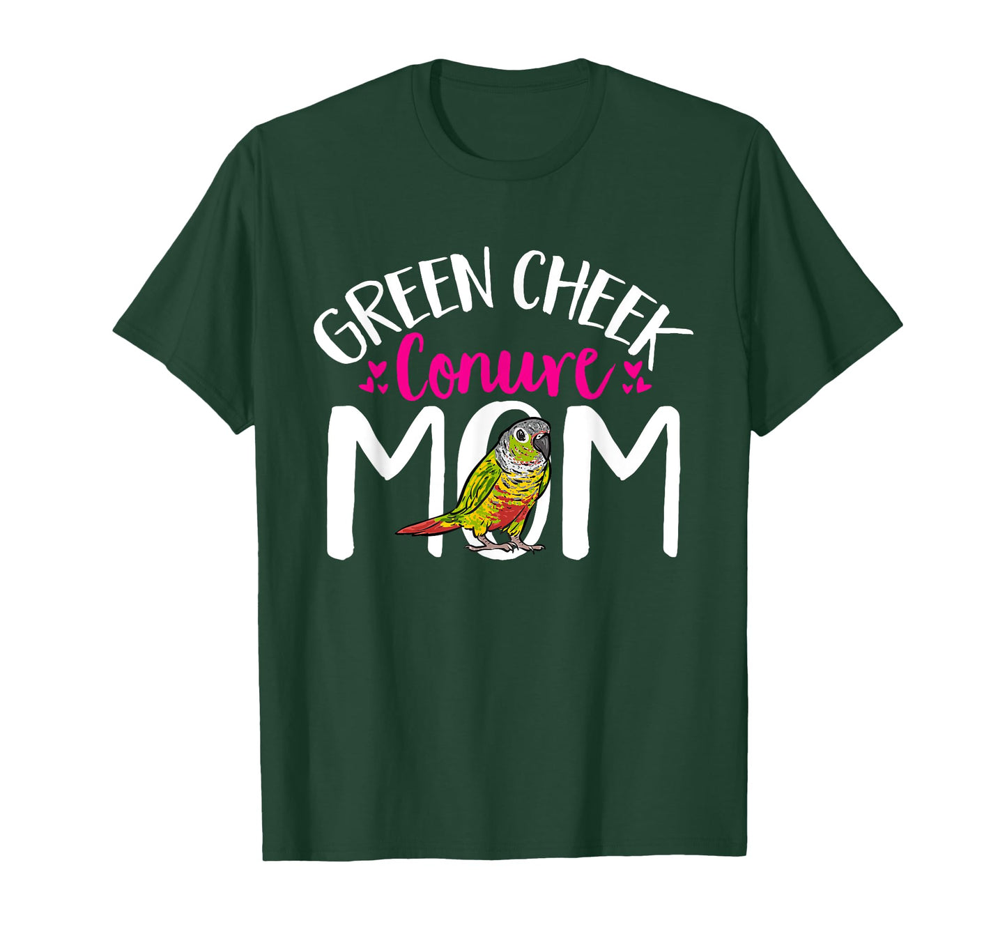 Green Cheek Conure Mom Bird Mom Parrot Bird Conure T-Shirt