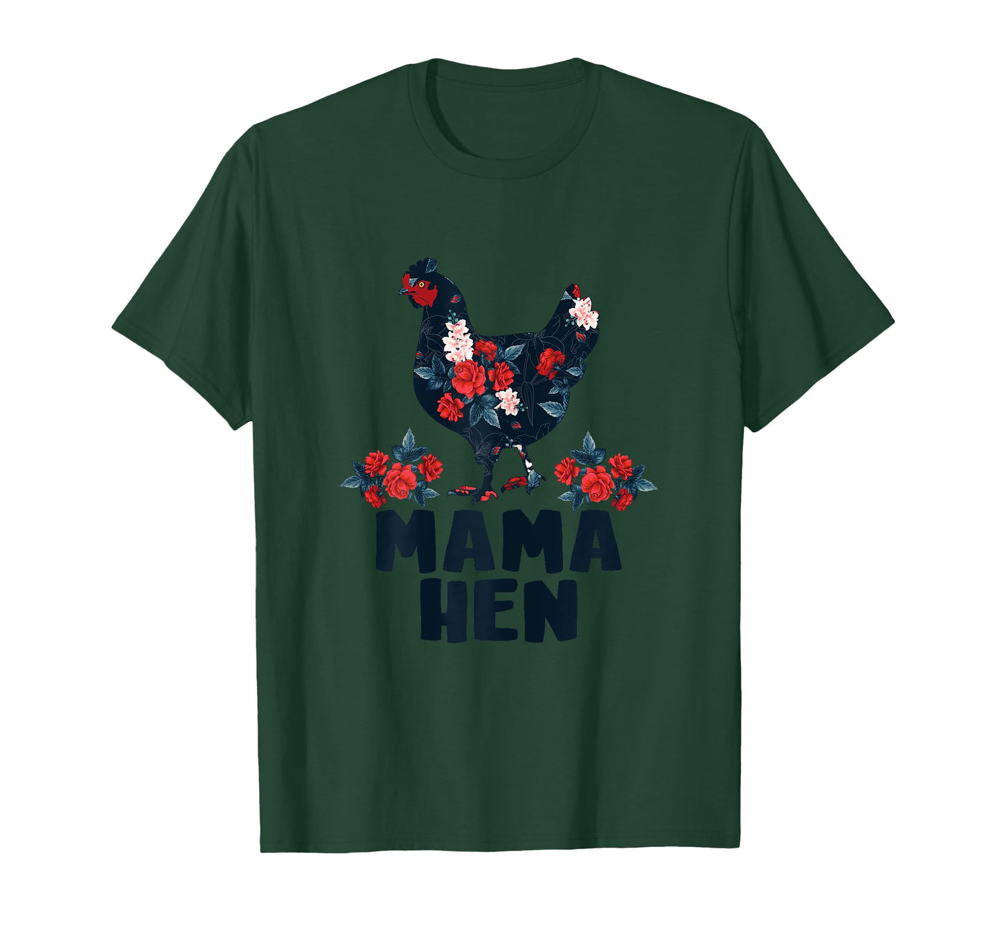 Mama Hen Funny Mother's Day Chicken Mom Farmer Farm T-Shirt