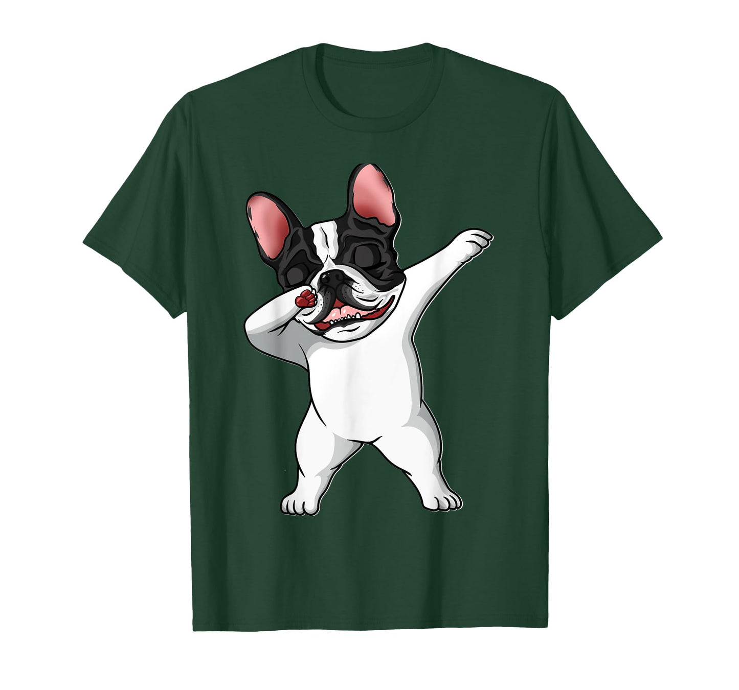 The Brindle Pied Frenchi dabbing french bulldog Lover Gift Men Women Girls Kids T-Shirt