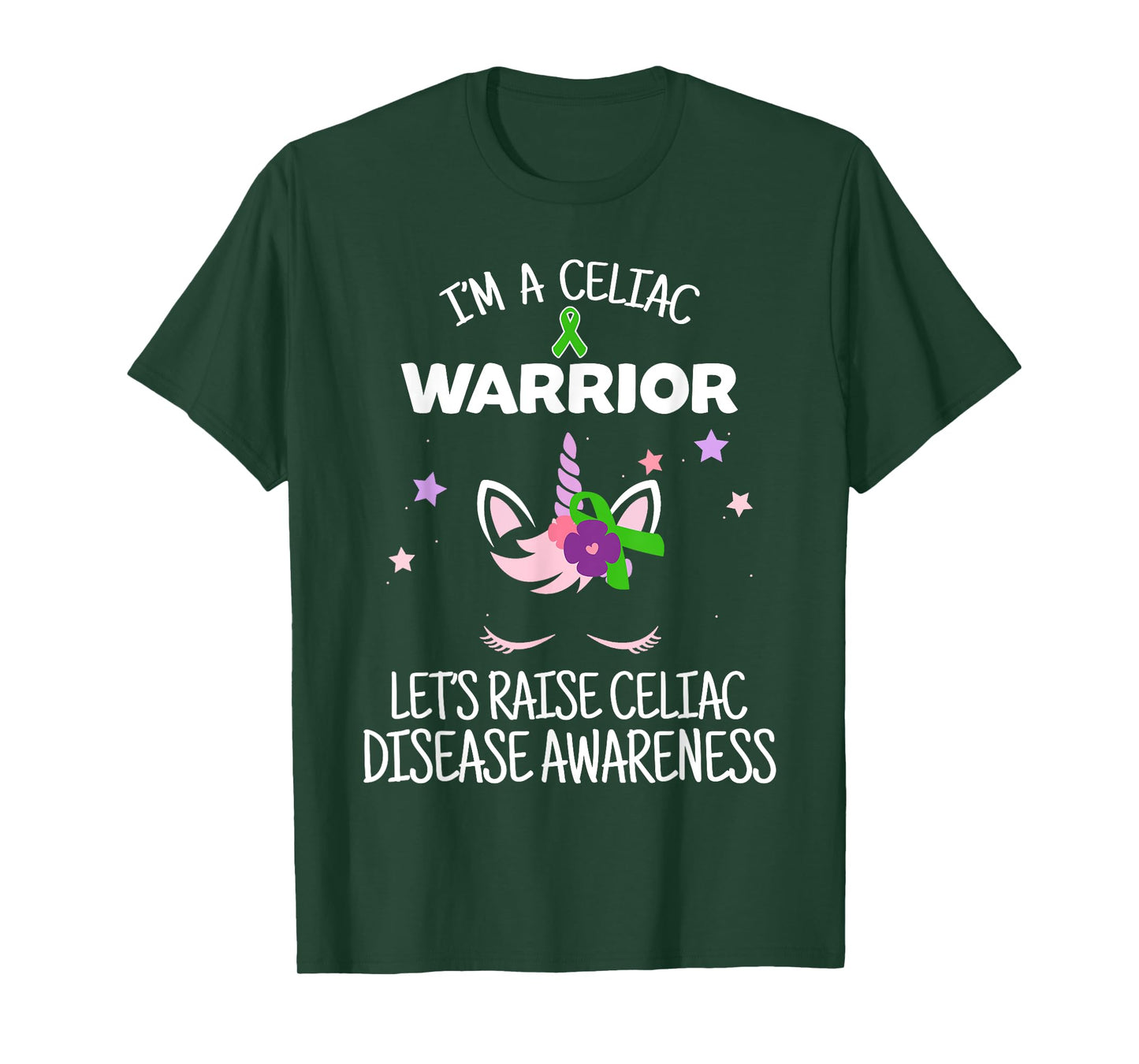 Unicorn Celiac Warrior, Celiac Disease Awareness T-Shirt