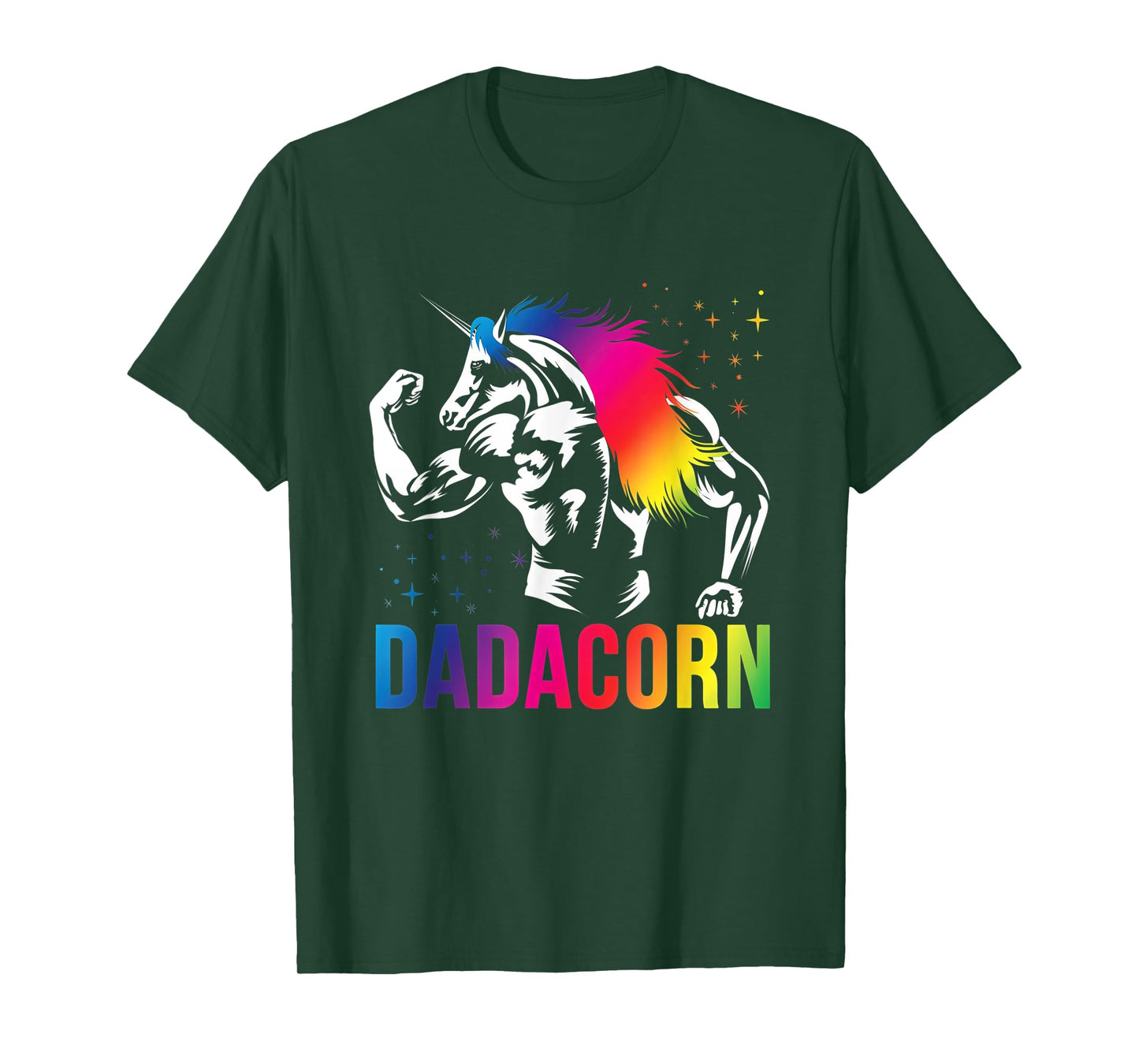 Fathers Day Gift Unicorn Dad Shirt Funny Dadacorn Men T-Shirt