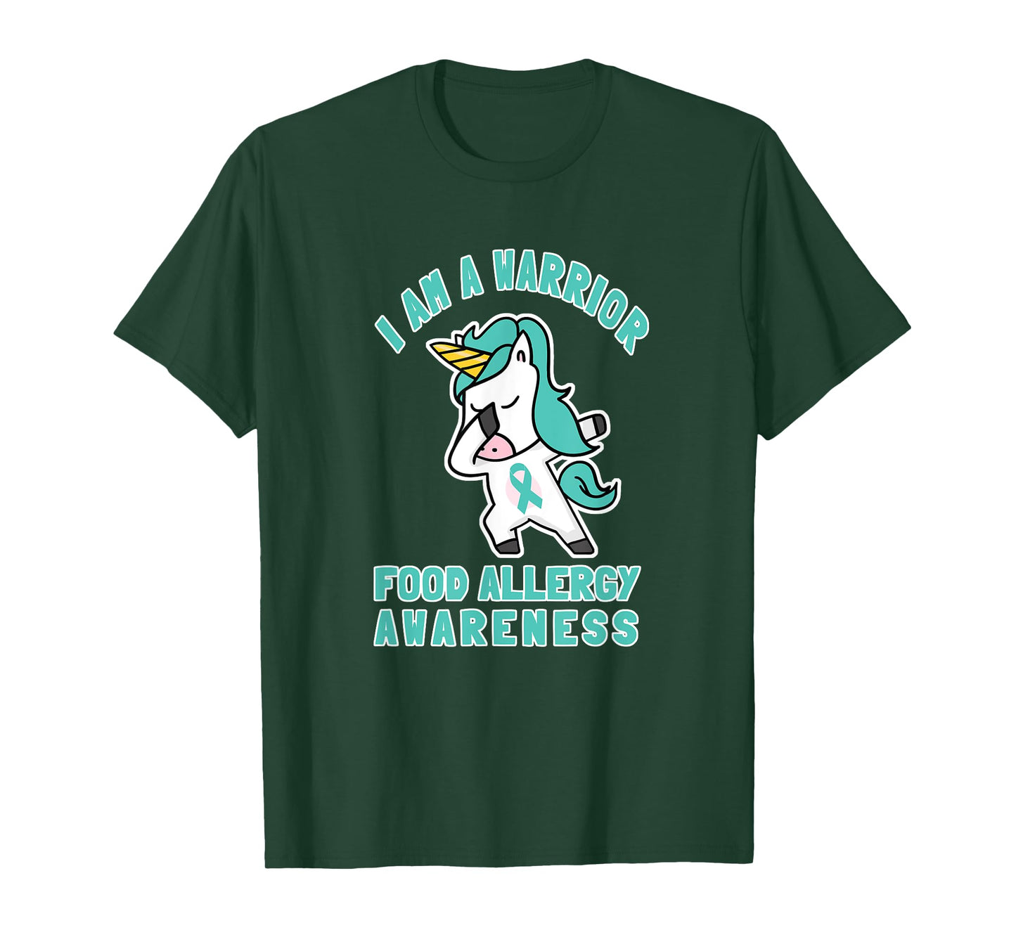 Im A Warrior Food Allergies Awareness Unicorn T-Shirt
