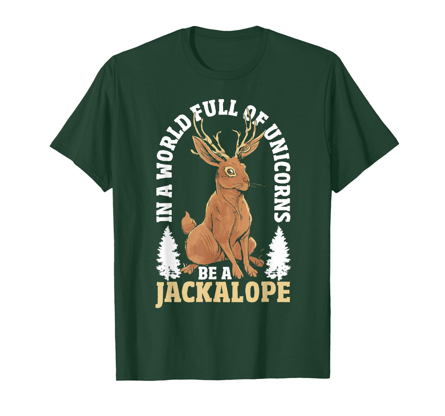 Jackalope Unicorn Mythical Cryptid Animal Jackalope T-Shirt