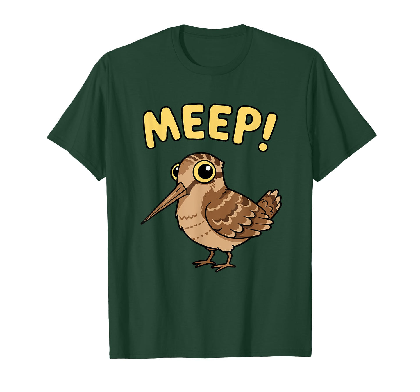 Meep Bird Saying Meep Bird Meme Cute American Woodcock Meep T-Shirt