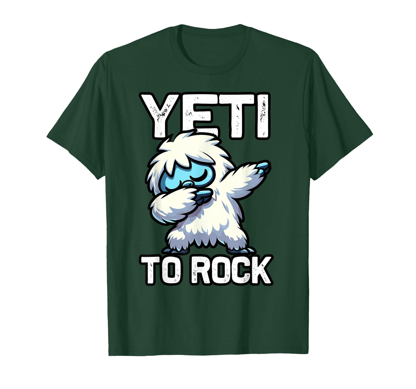 Cute Dabbing Yeti Funny Yeti To Rock T-Shirt