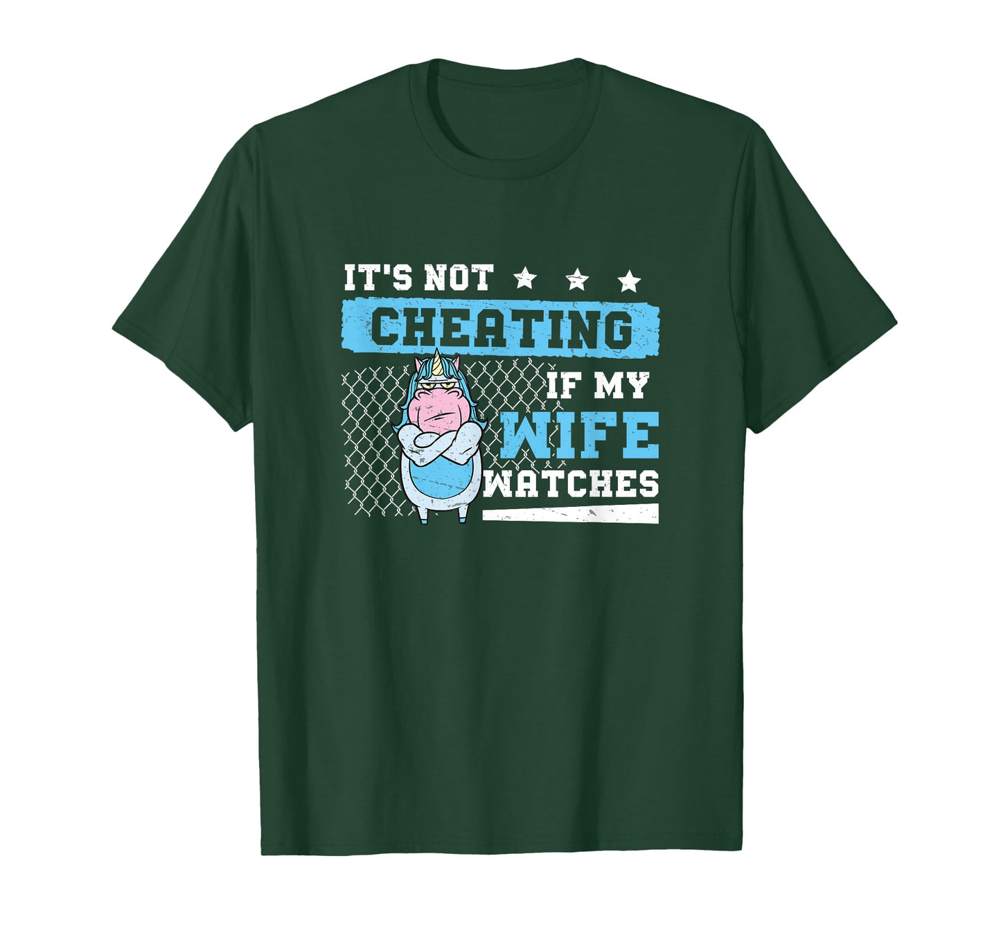 It's Not Cheating If My Wife Watches Funny Polyamory Couple T-Shirt