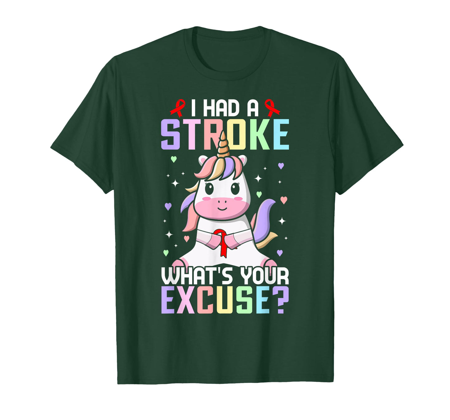 I Had A Stroke What's Your Excuse Stroke Survivor Girl T-Shirt