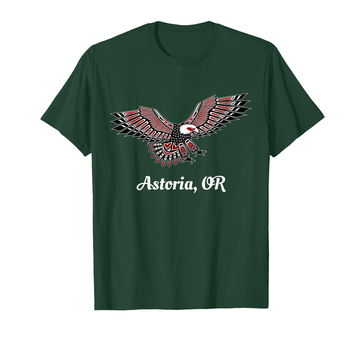 Astoria, OR Eagle PNW Native American Totem T-Shirt