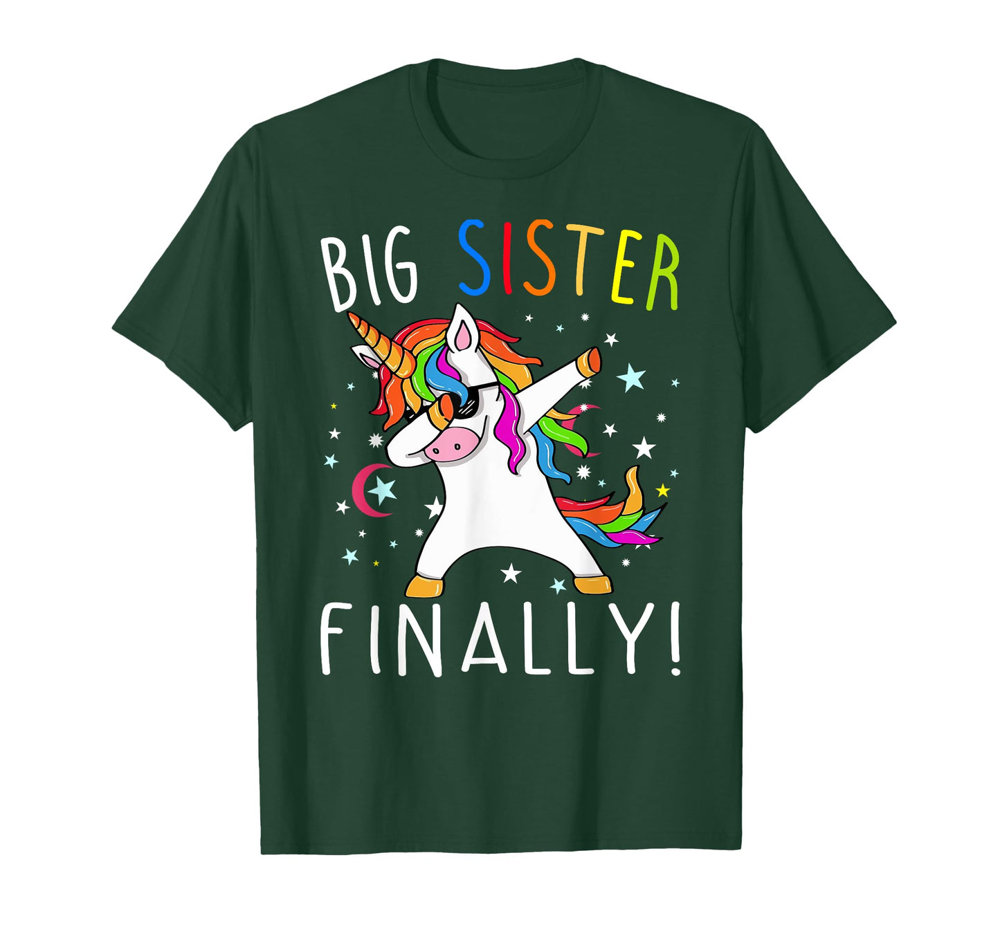 Big Sister Finally Unicorn Shirt - Unicorn shirt for Girl T-Shirt
