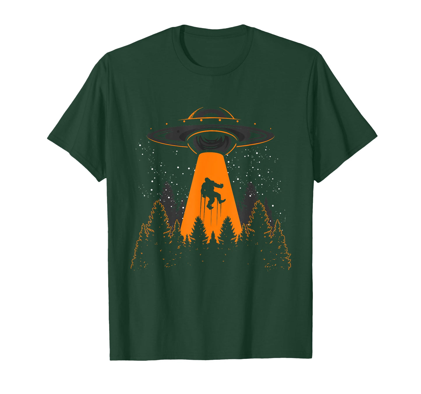 Funny Yeti Sasquatch Alien Bigfoot UFO Abduction Bigfoot T-Shirt