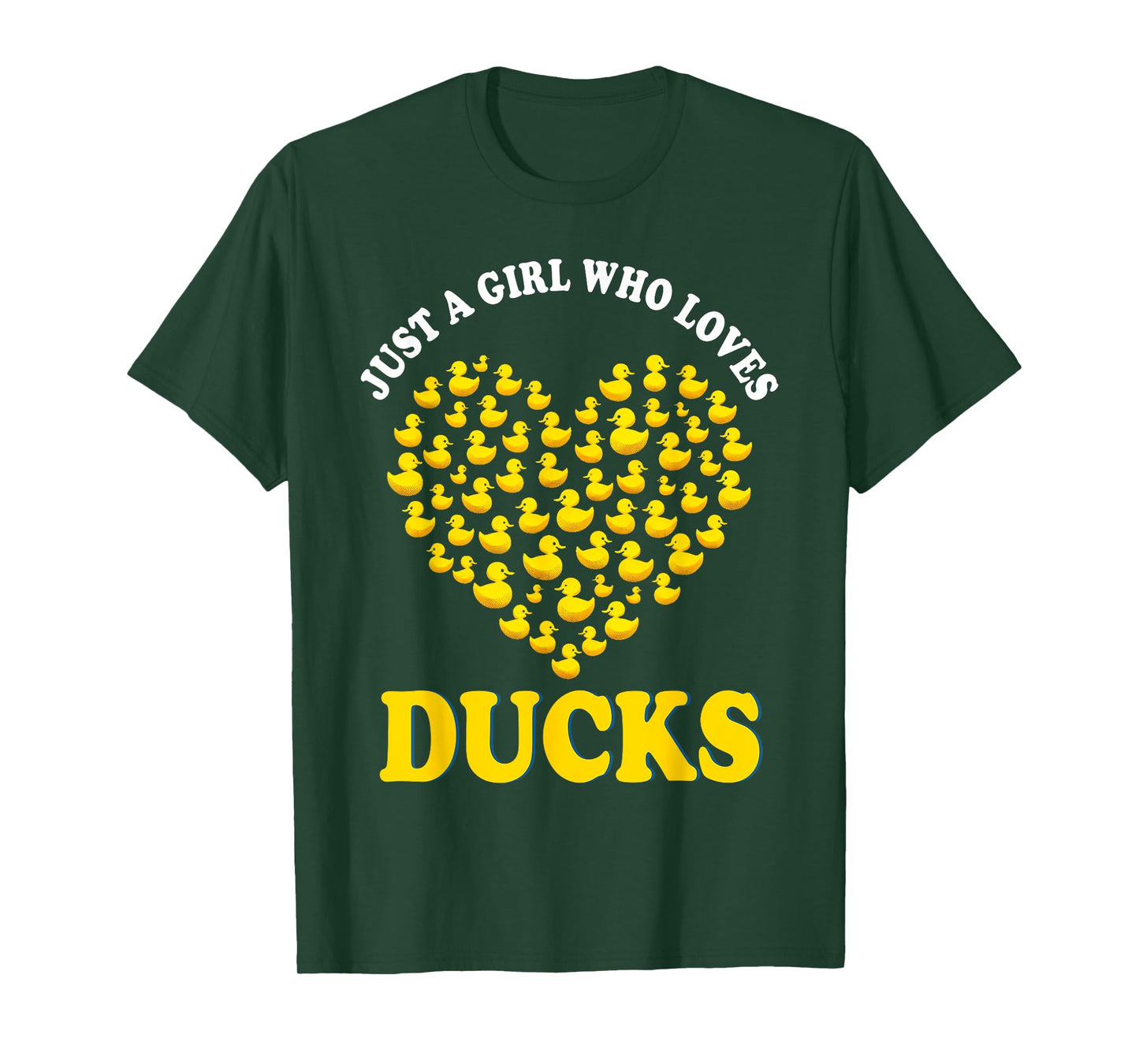 Just a Girl Who Loves Ducks Shirt Girl Cute Funny Duck Gifts T-Shirt