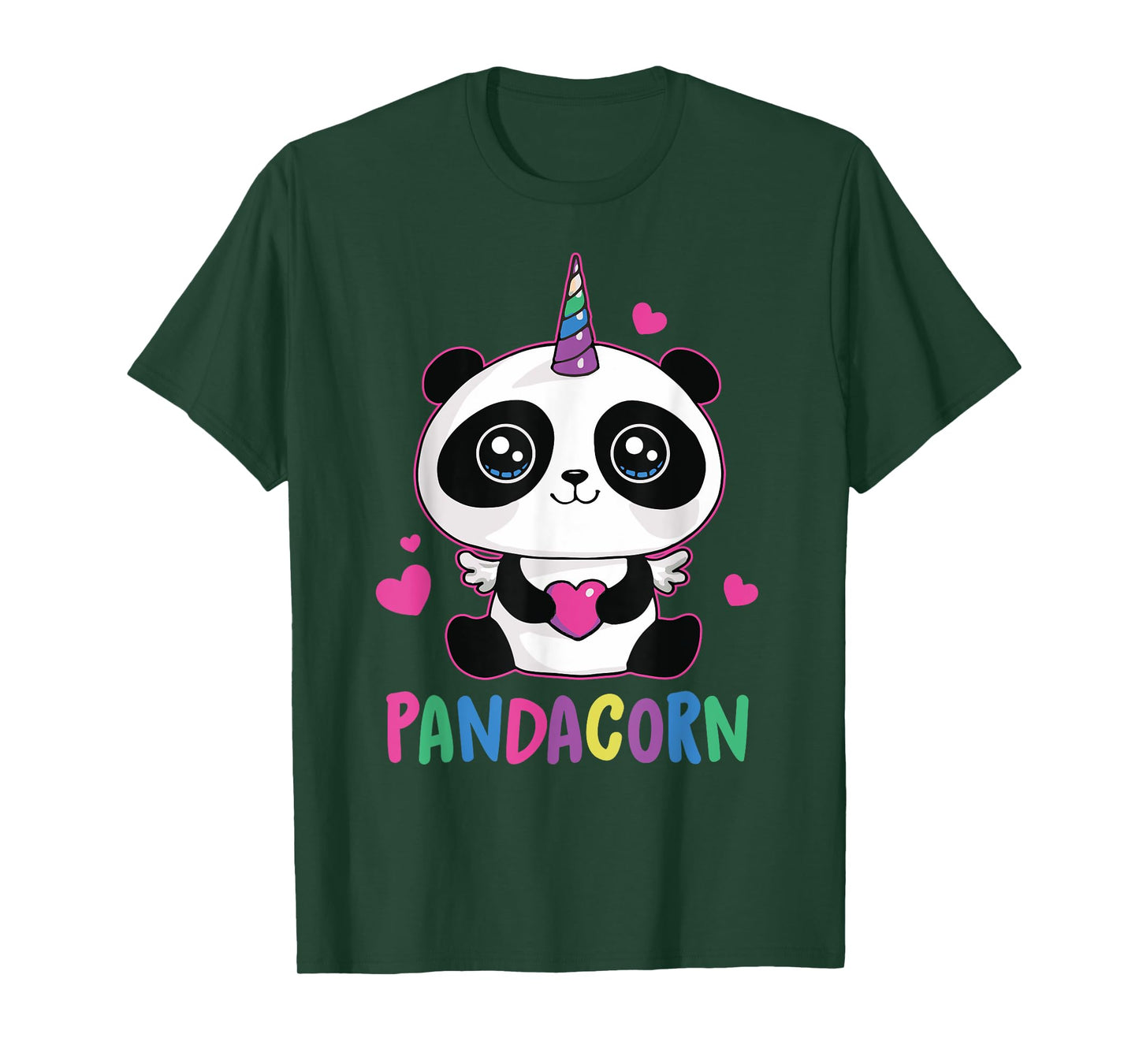 Panda Unicorn Shirt Funny Pandacorn Gift Tee For Men Women T-Shirt