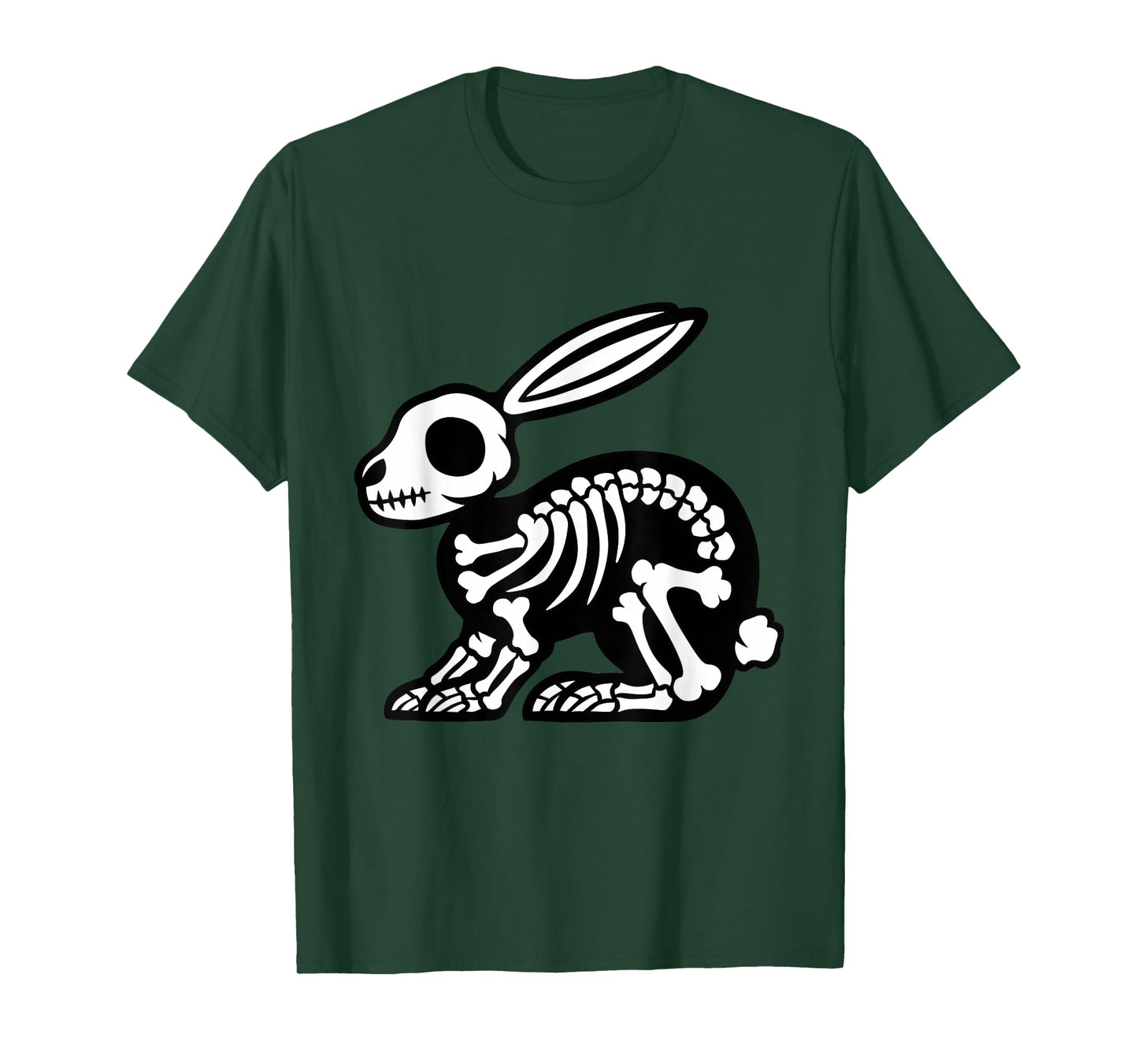 Cute Halloween Bunny Skeleton Animal Rabbit Archeologist T-Shirt