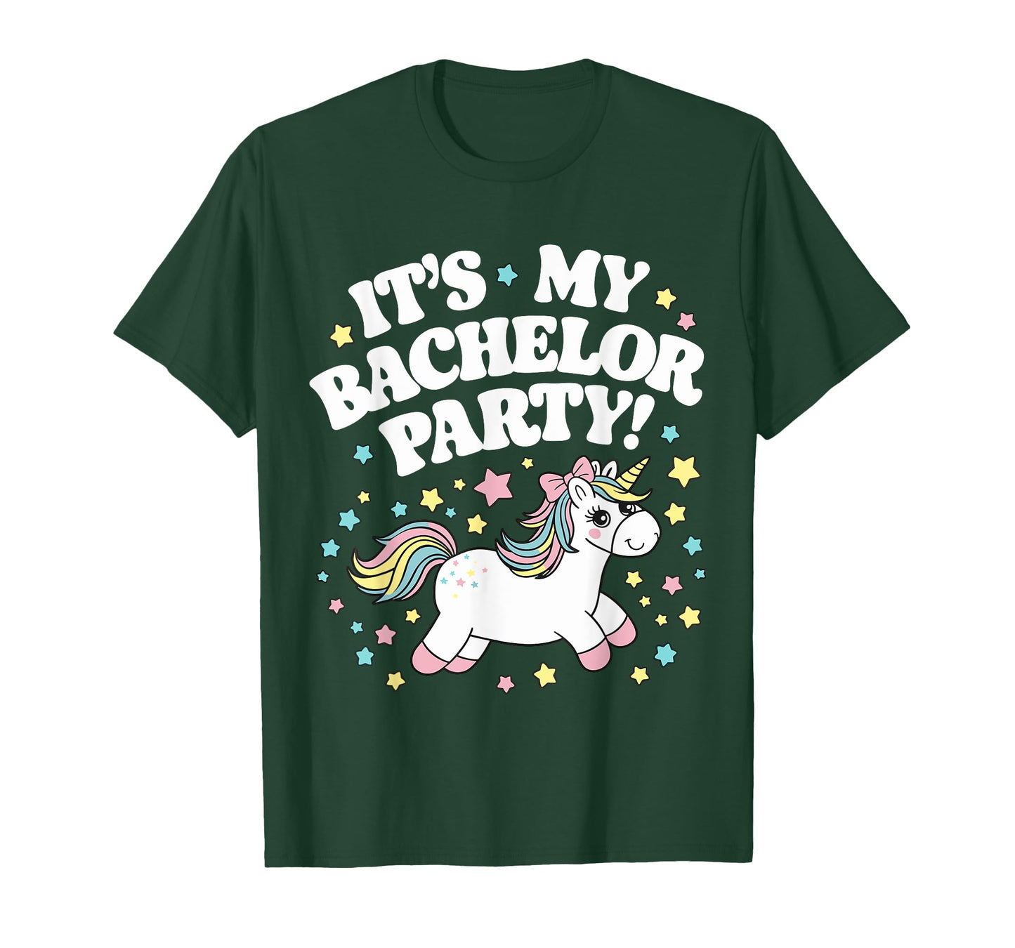 My Bachelor Party Cute Unicorn Bachelor Party T-Shirt