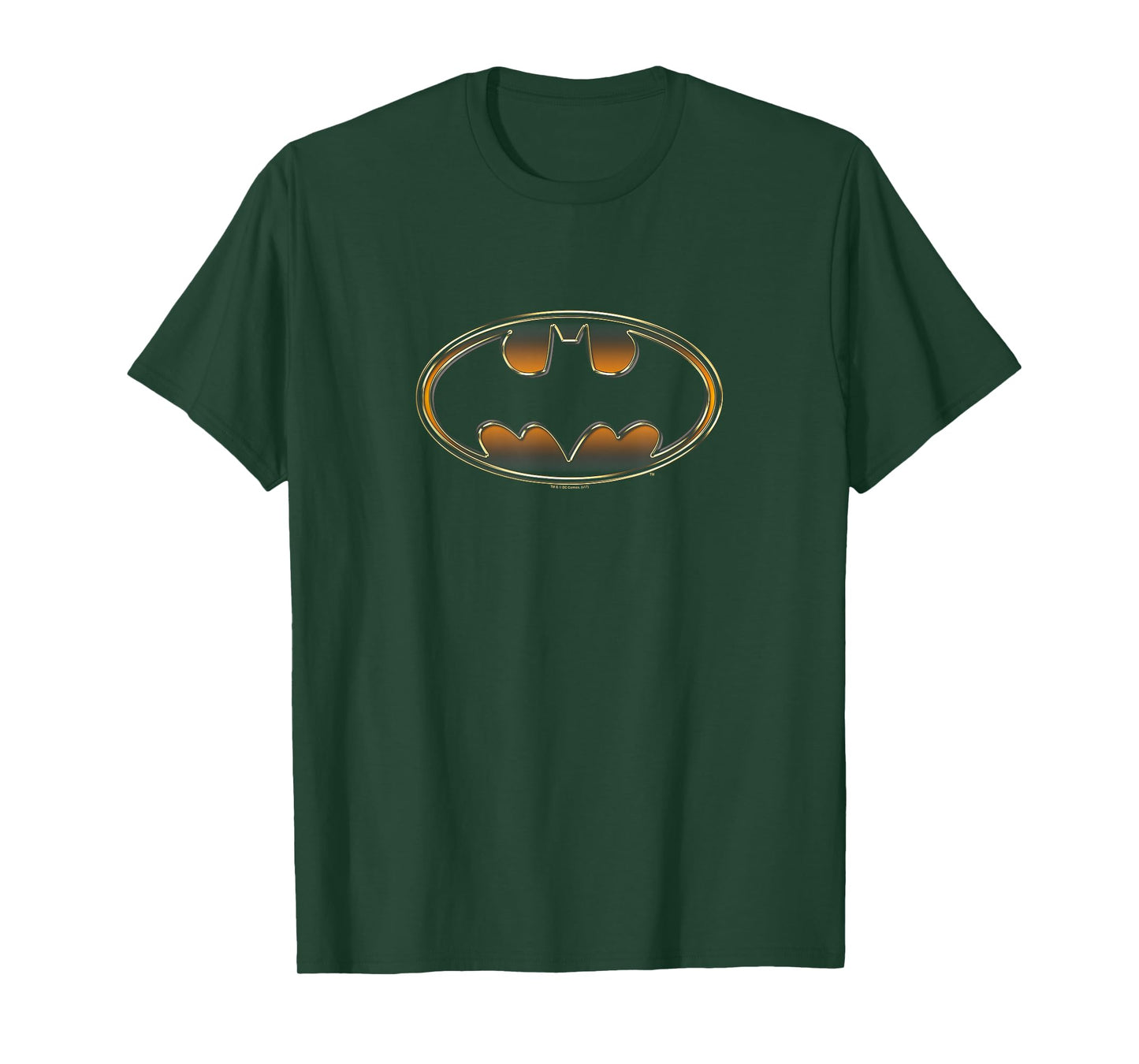 Batman Black & Gold Embossed Shield T-Shirt
